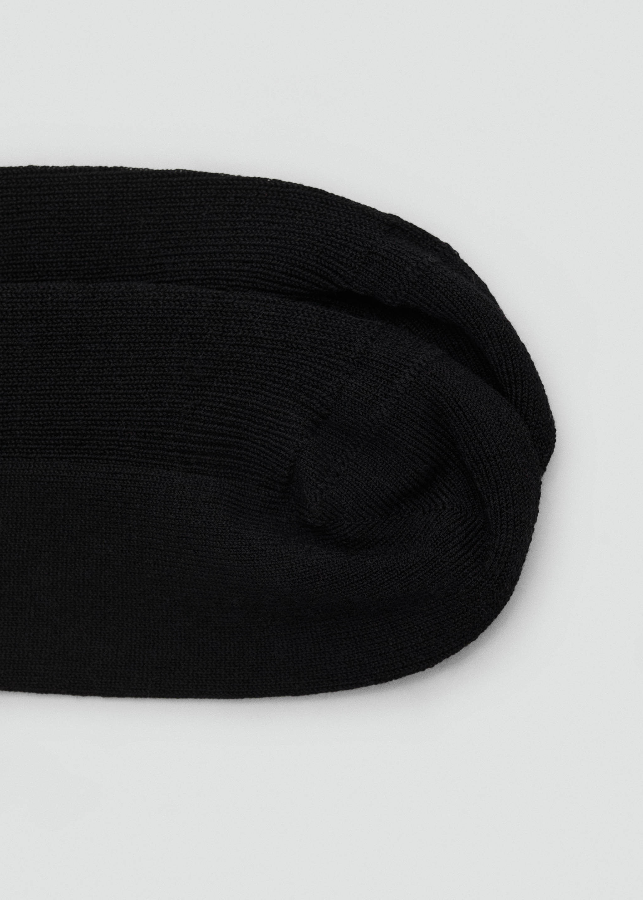 Ribbed cotton socks - Details of the article 1