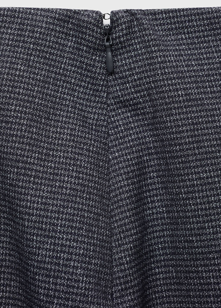 Pleated skirt trousers — Grey