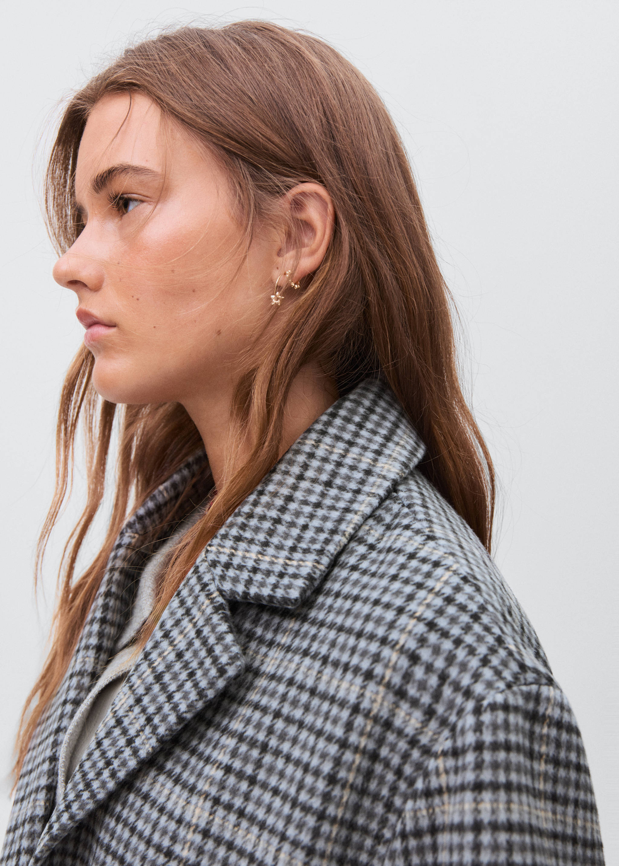 Kockás hosszú kabát - A termék adatai 1