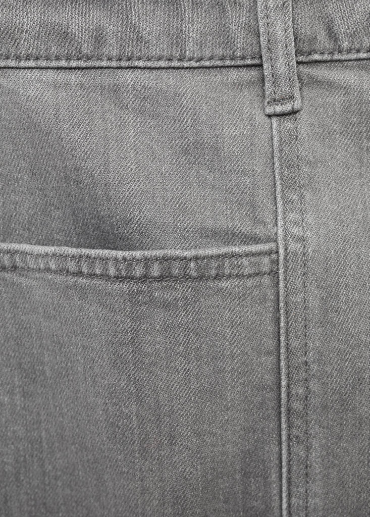Low-waist jeans with star detail — Denim Grey