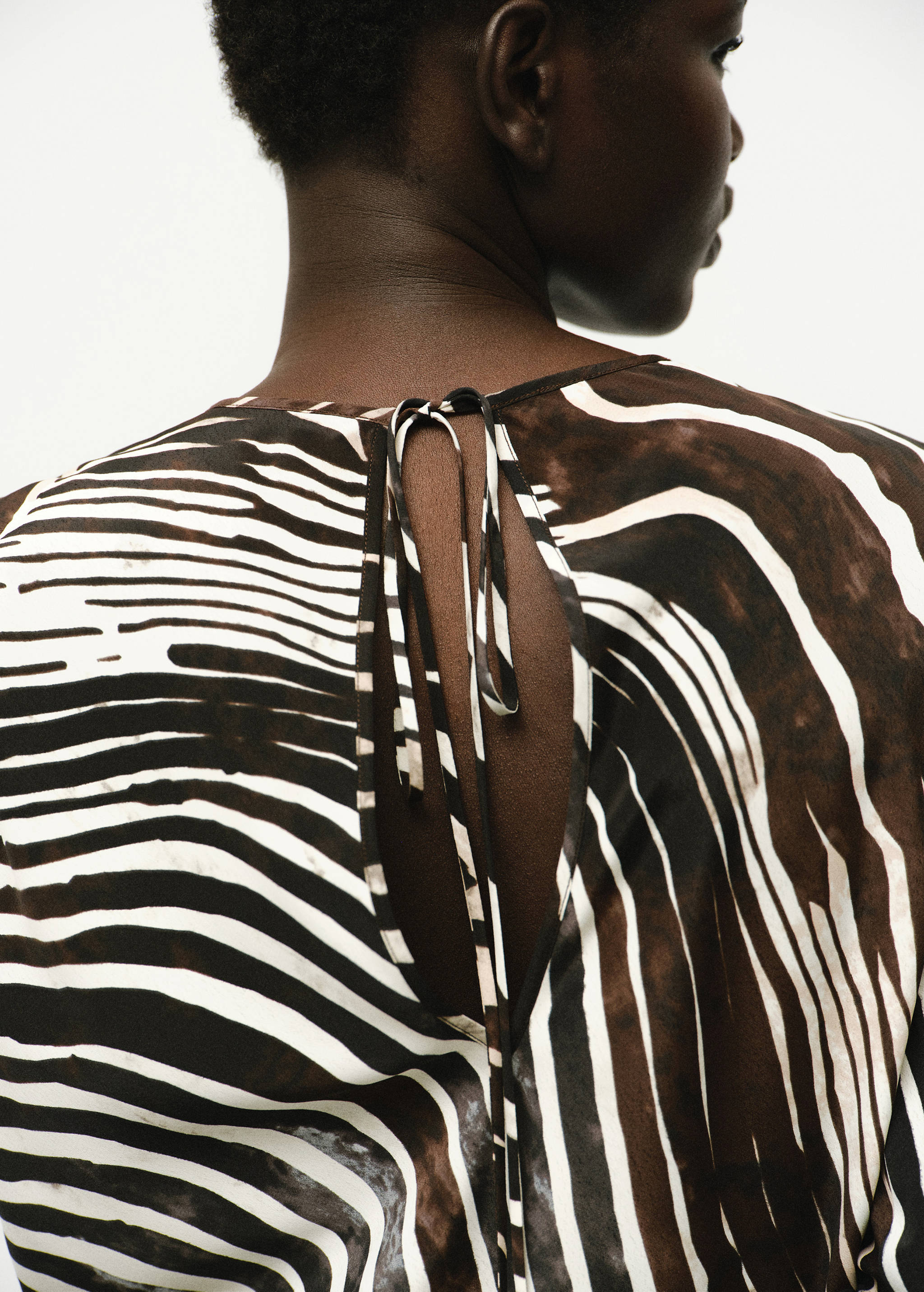 Zebra print blouse - Details of the article 2