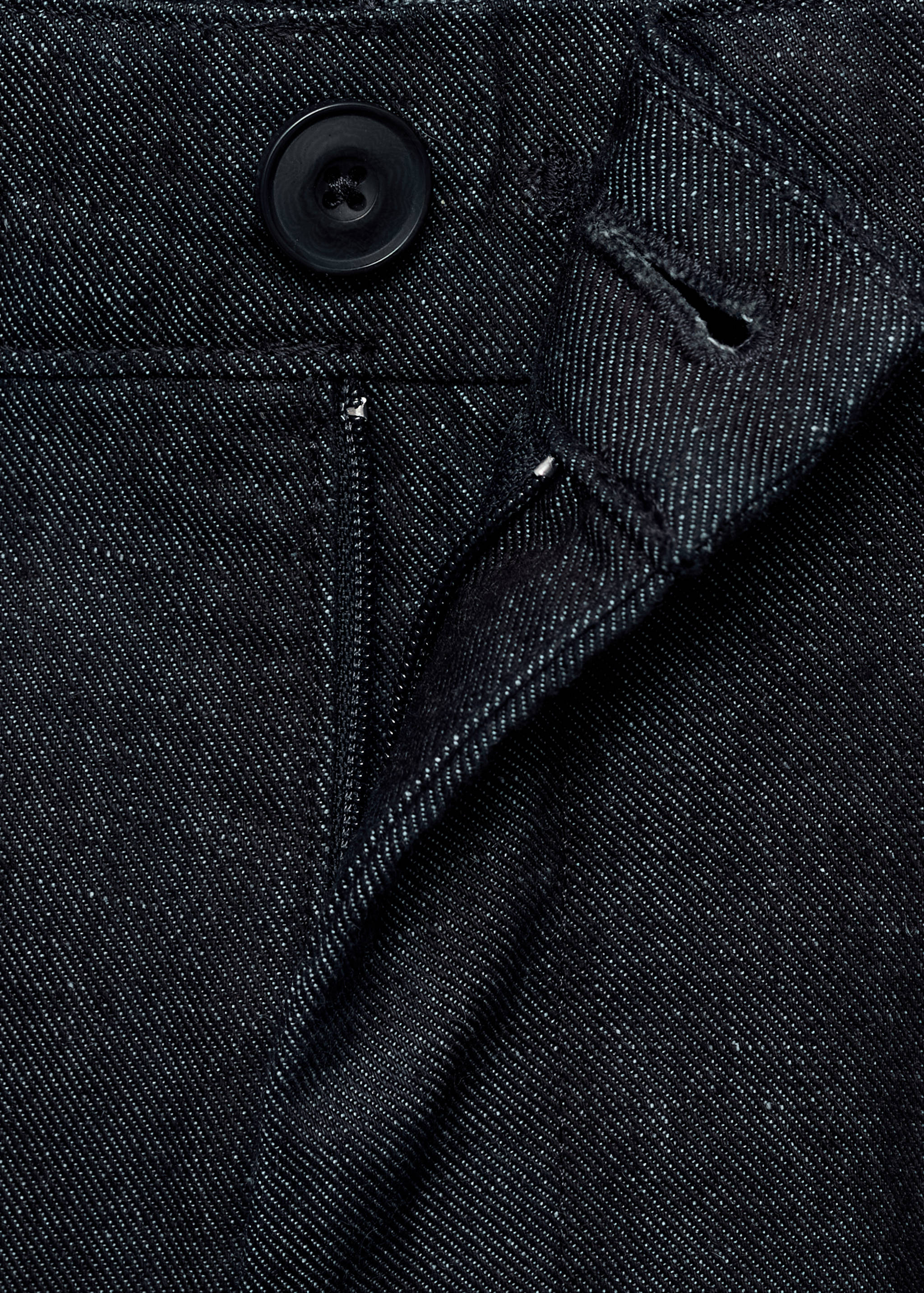 Jean straight-fit délavé foncé - Détail de l'article 8