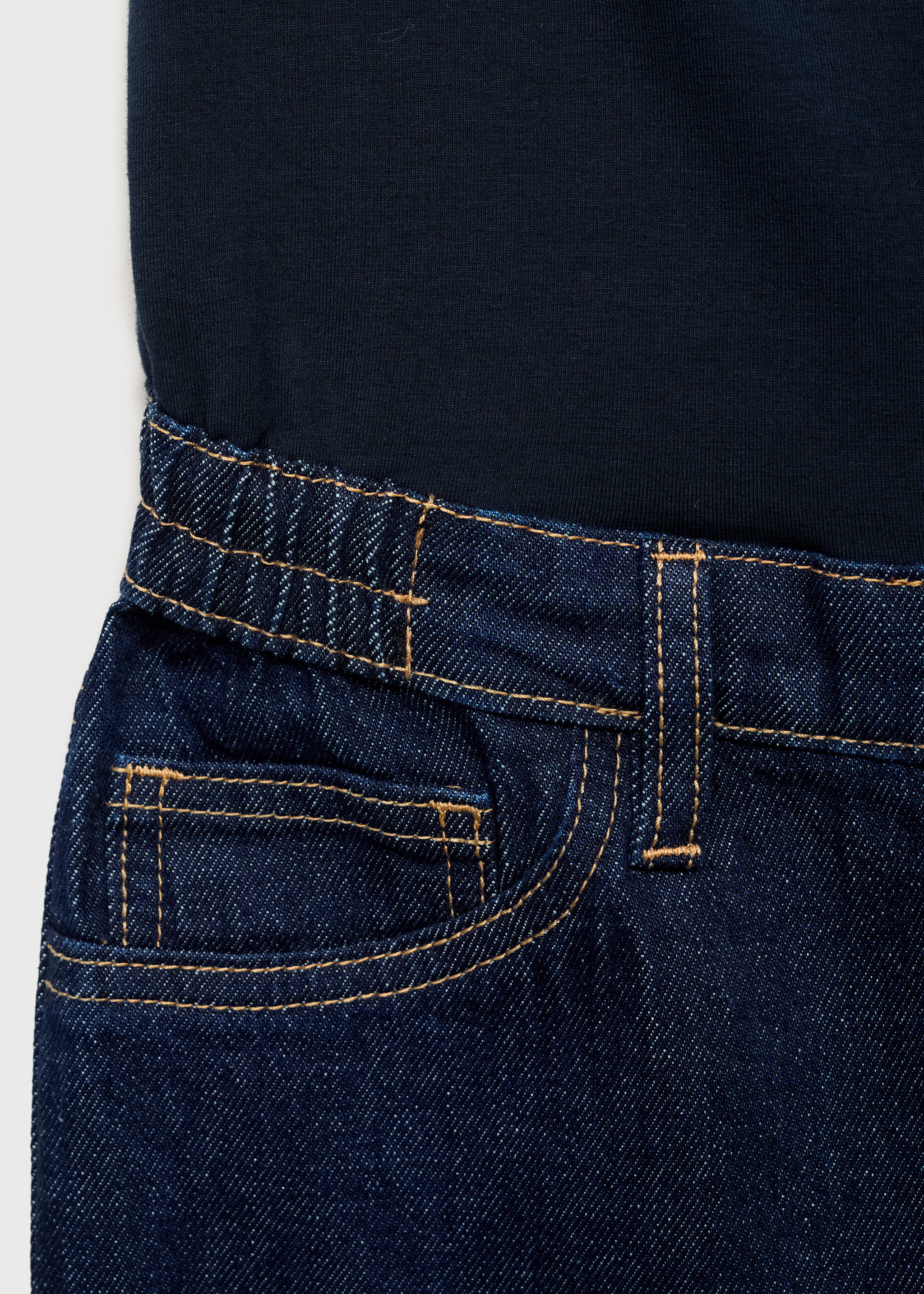 Maternity flared cropped jeans - Details of the article 8