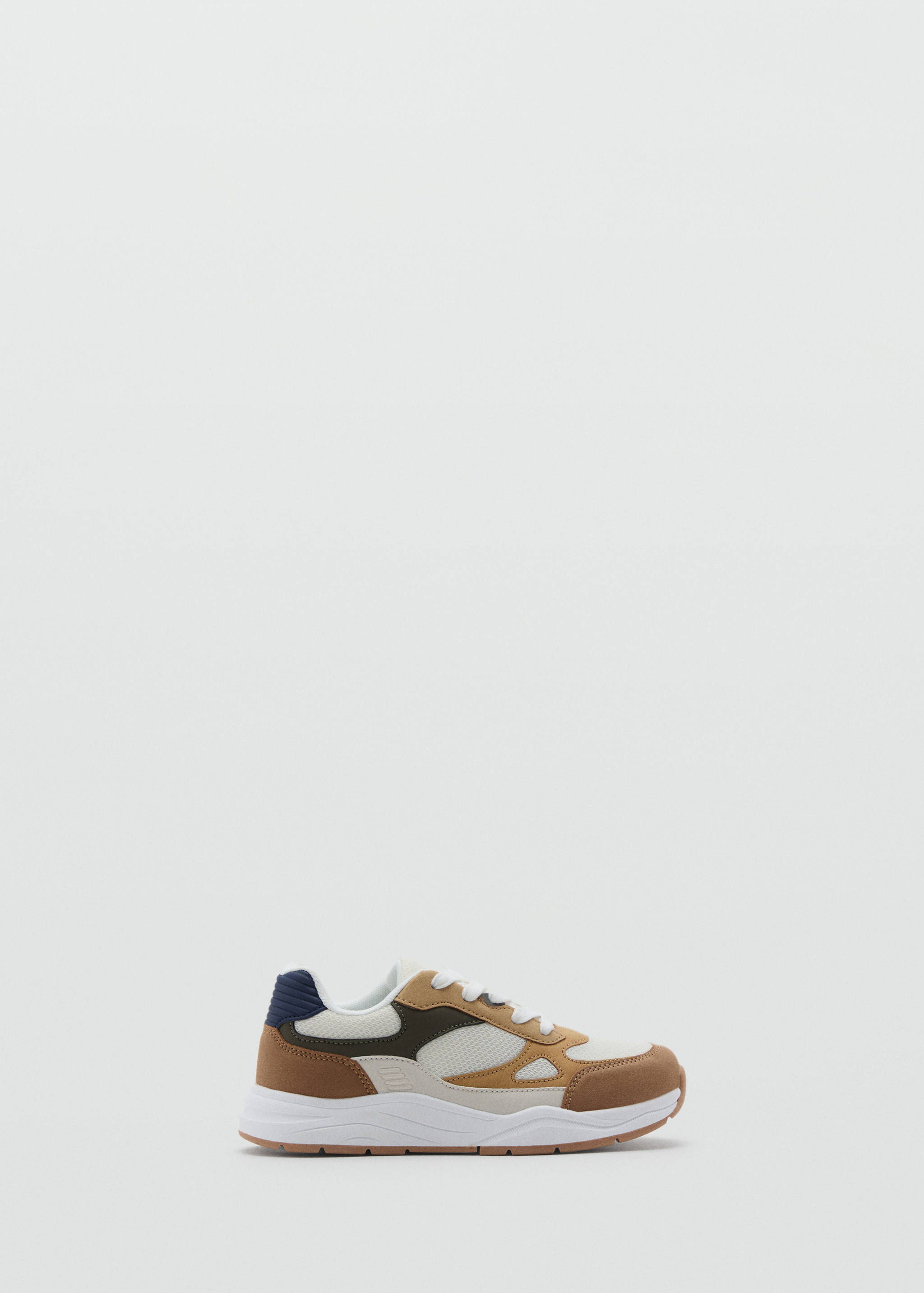 Lace-up mixed sneakers - Article without model