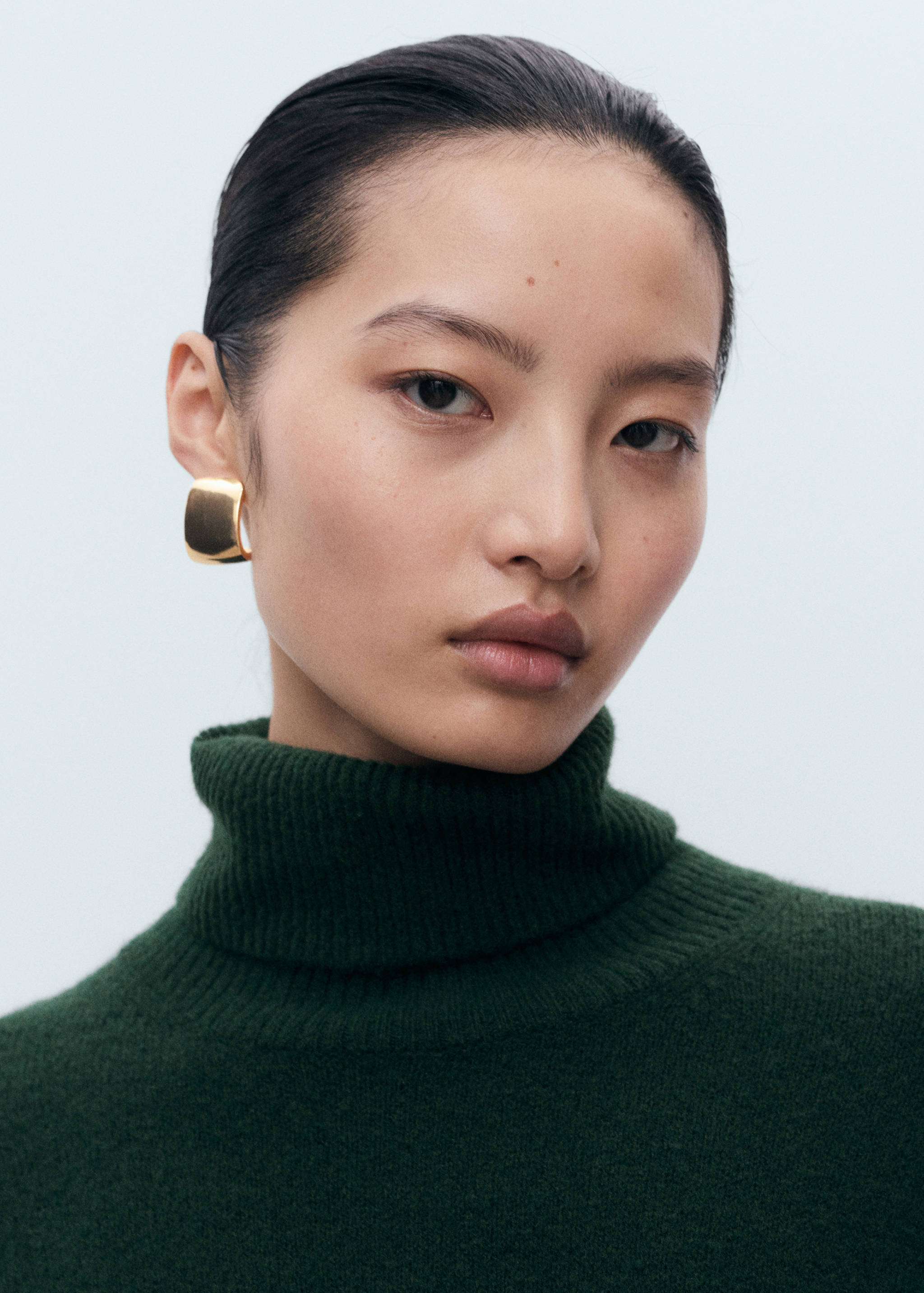 Gebreide jurk met col - Detail van het artikel 1