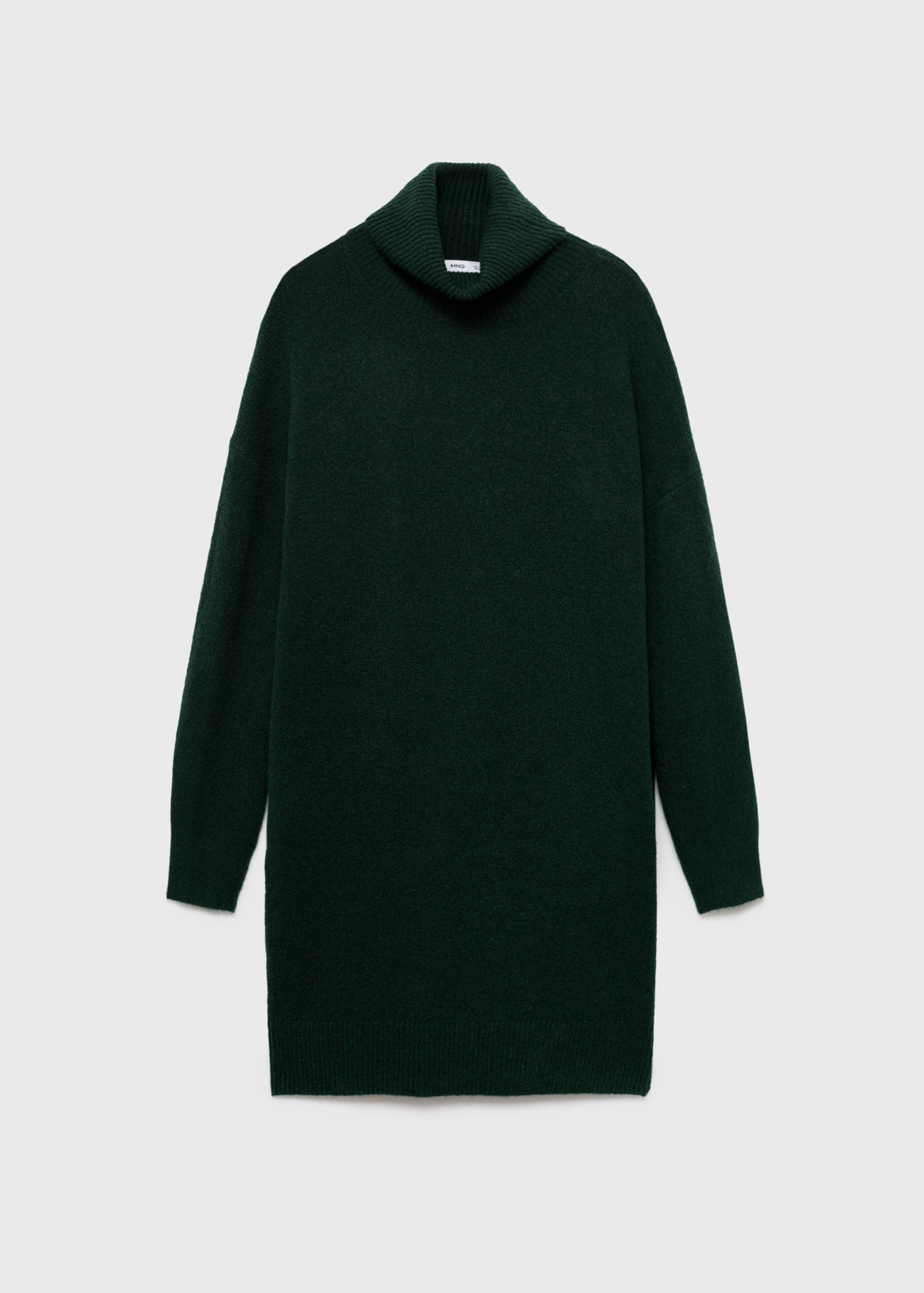 Gebreide jurk met col - Artikel zonder model