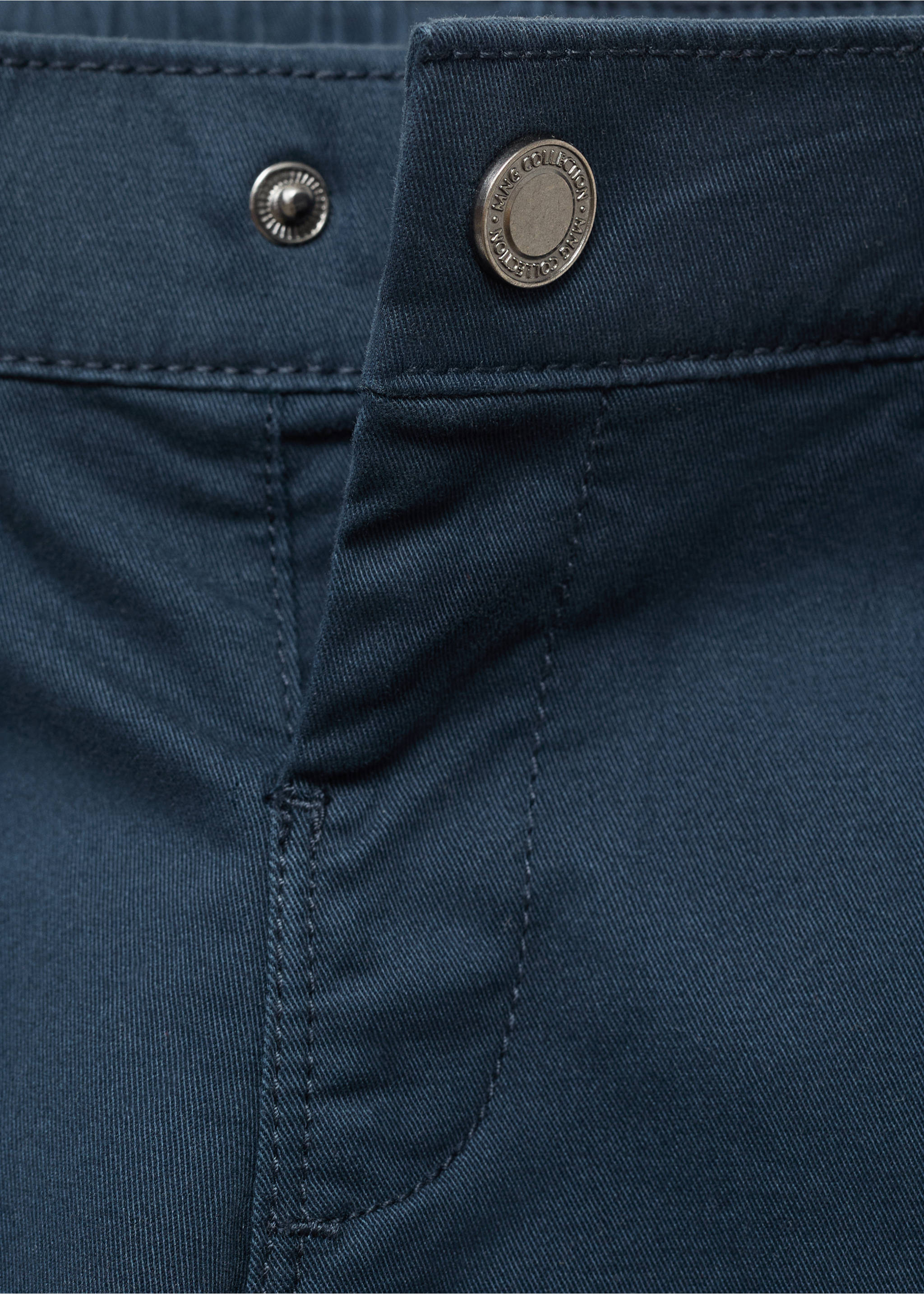 Pantalones cargo algodón - Detalle del artículo 8, Azul marino. Ref: 17085149-00.