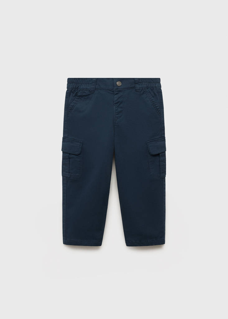 Cotton cargo trousers - thumbnail 2