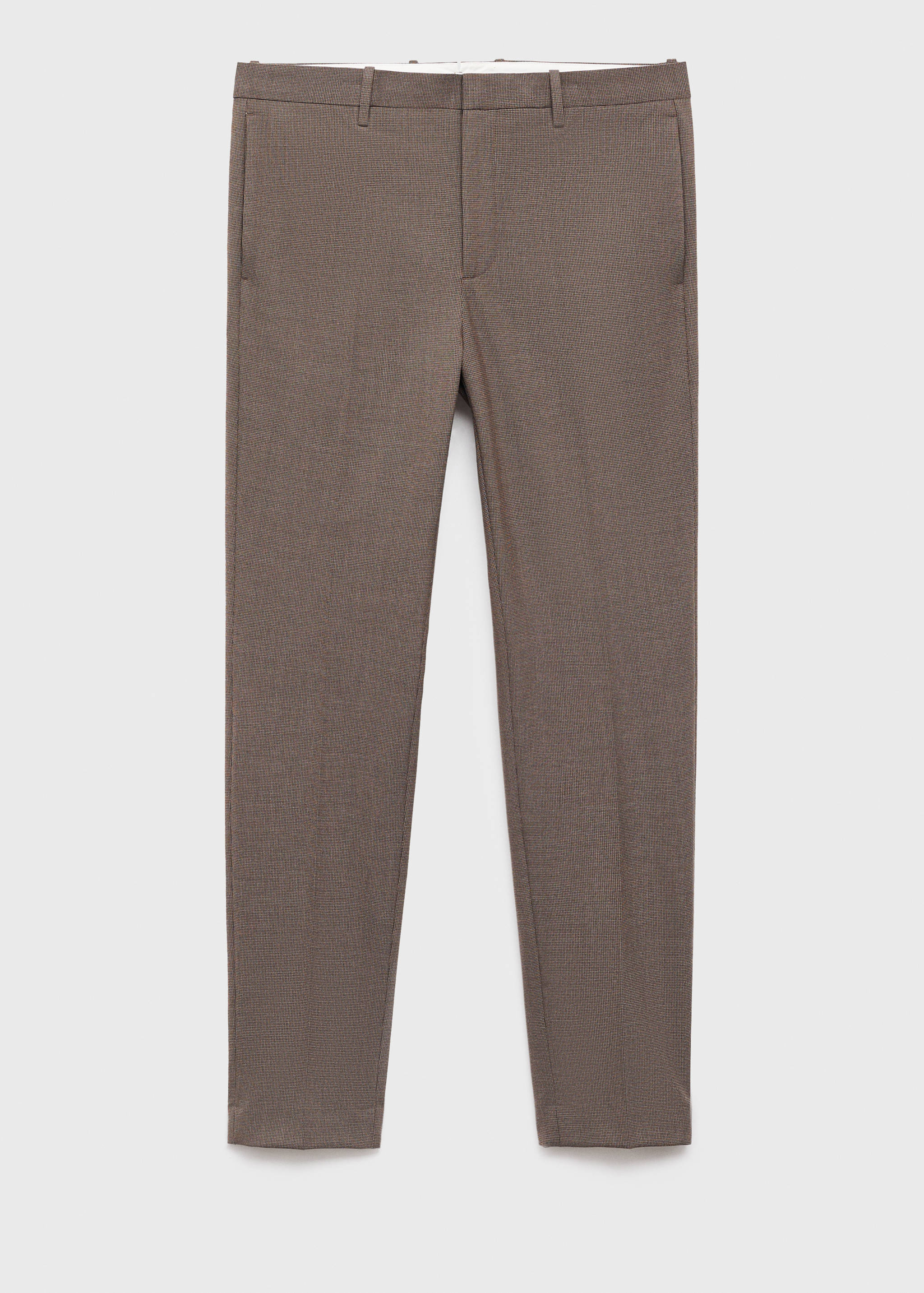 Stretch fabric super slim-fit suit trousers - Article without model