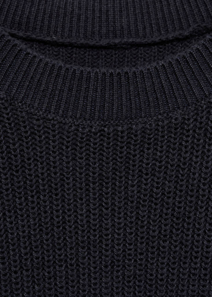 Knit midi dress — Navy
