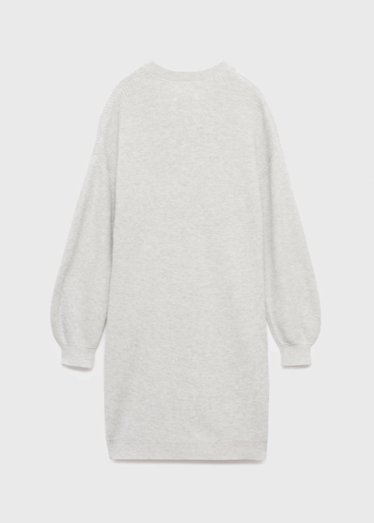 Knit midi dress — Light Heather Grey