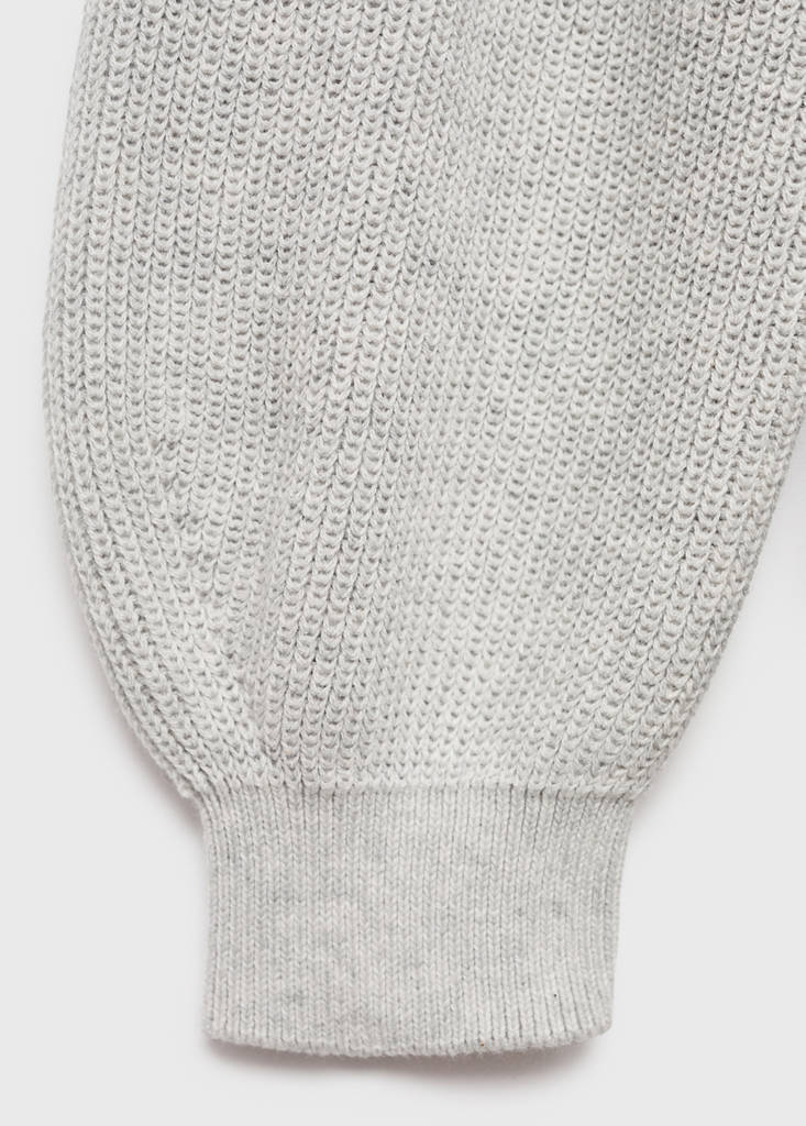 Knit midi dress — Light Heather Grey
