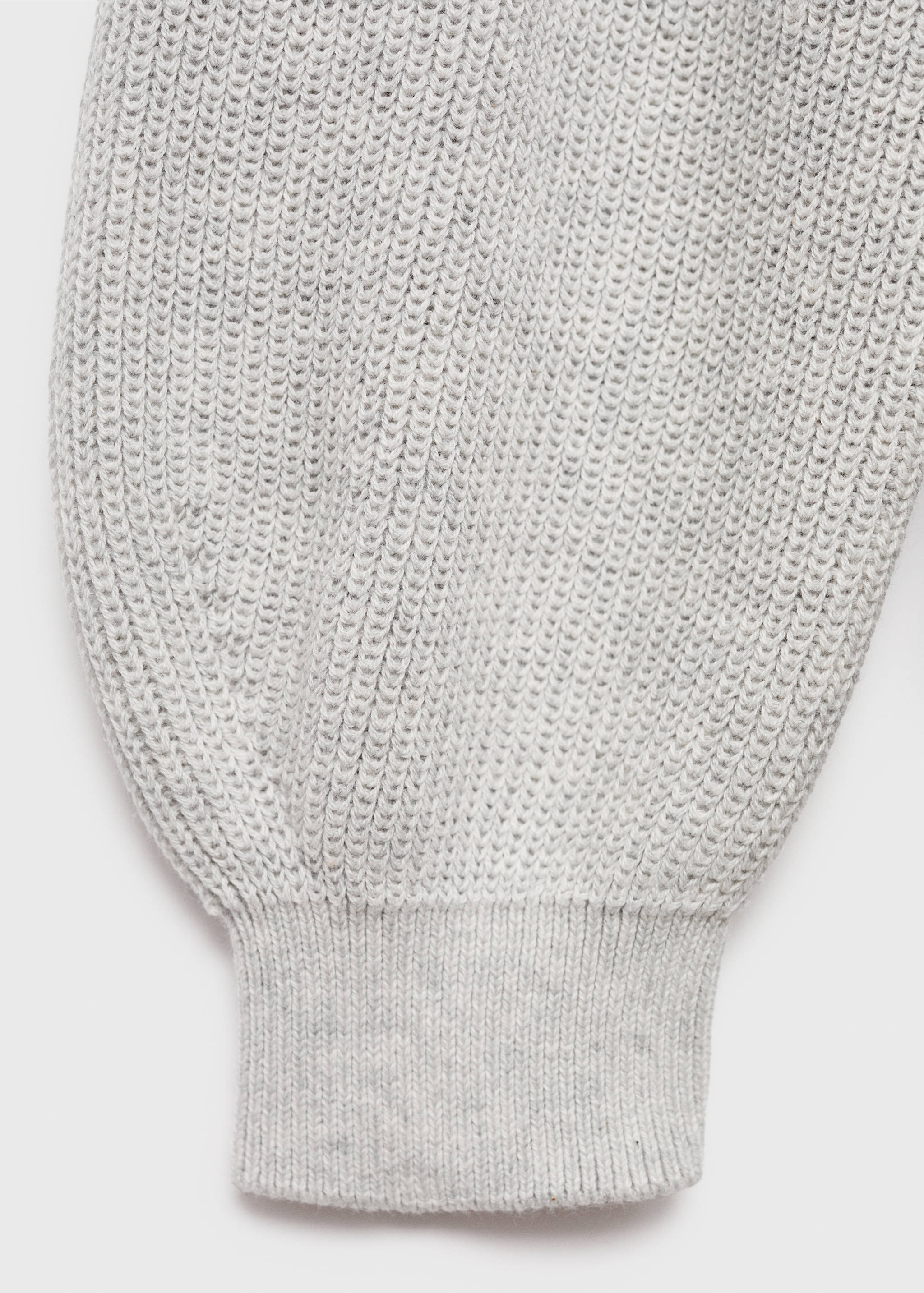 Knit midi dress - Details of the article 0, Light Heather Grey. Ref: 17085153-00.
