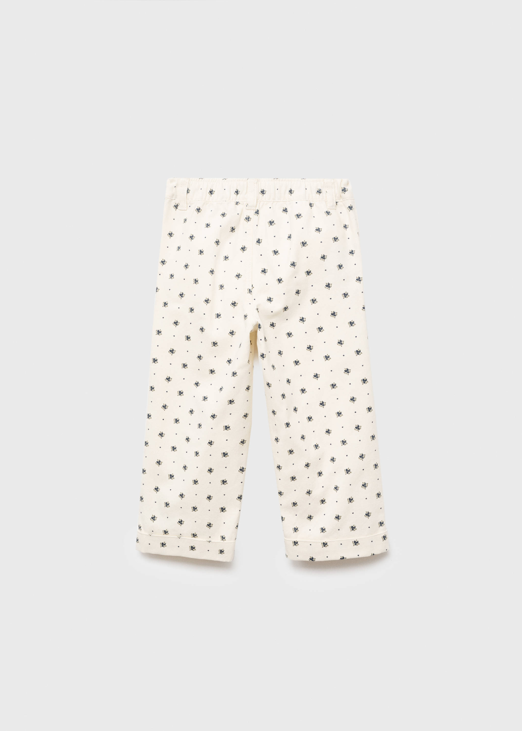 Флорален памучен панталон - Обратна страна на артикула