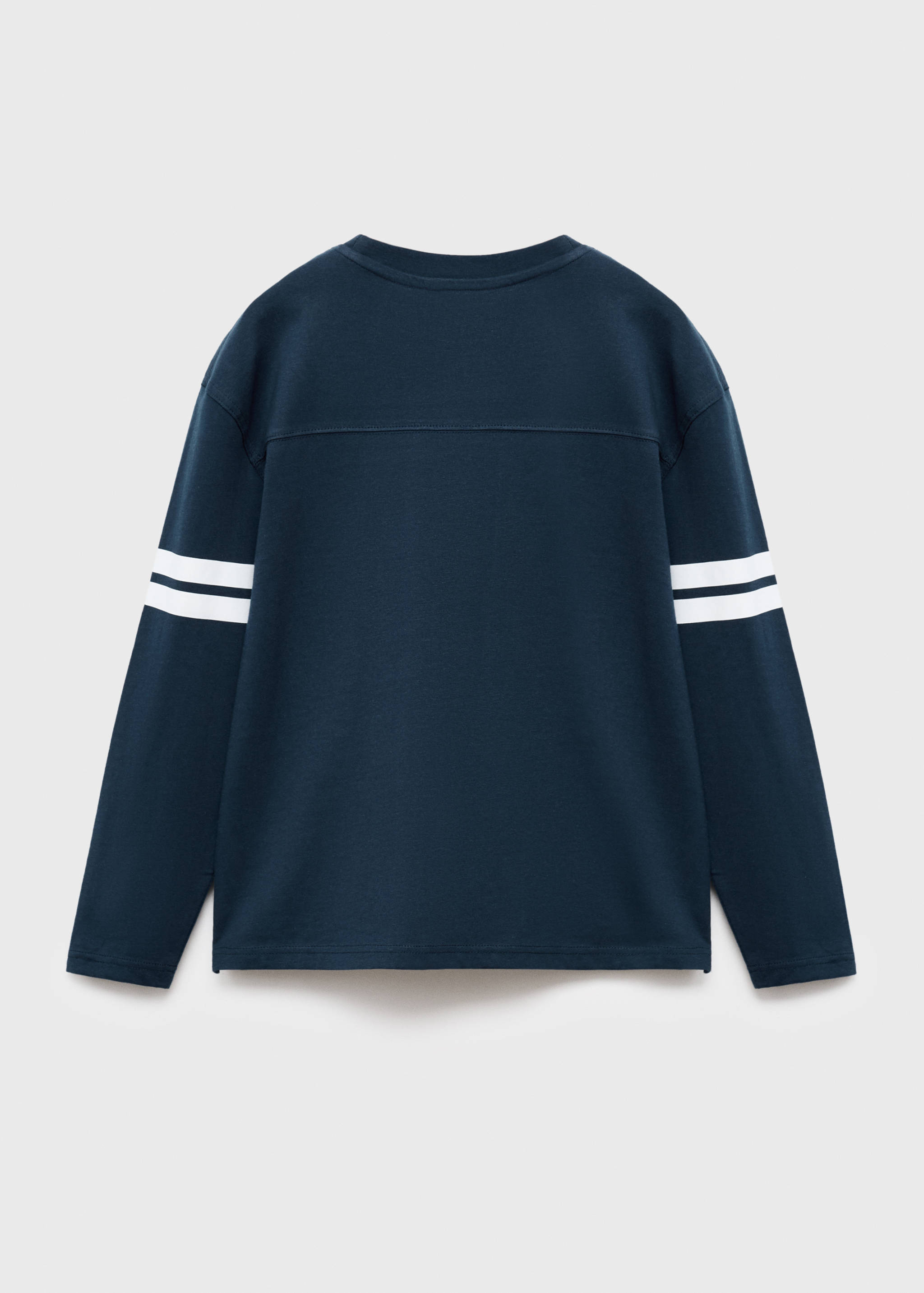 Embroidered printed T-shirt - Reverse of the article