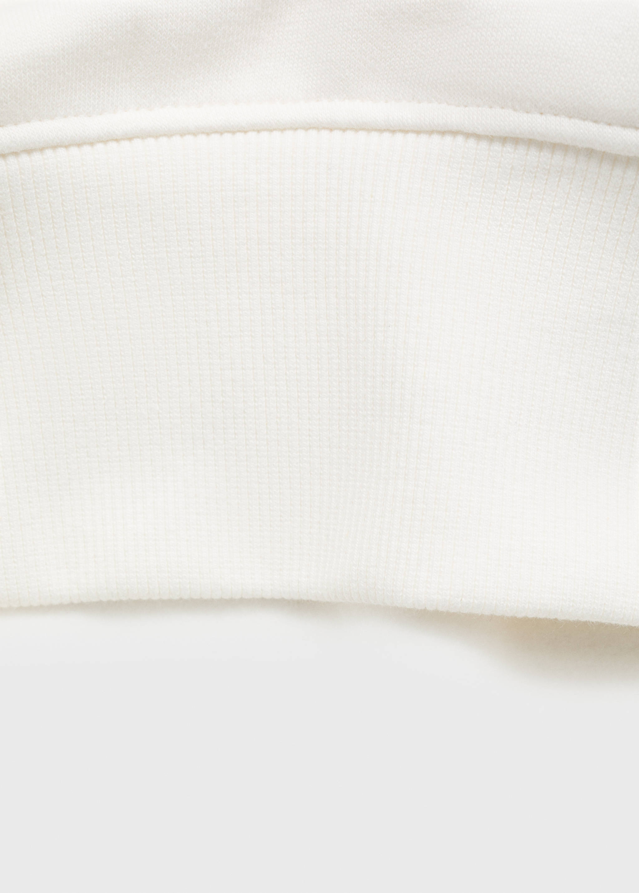 Embroidered sweatshirt with floral pattern - Details of the article 0