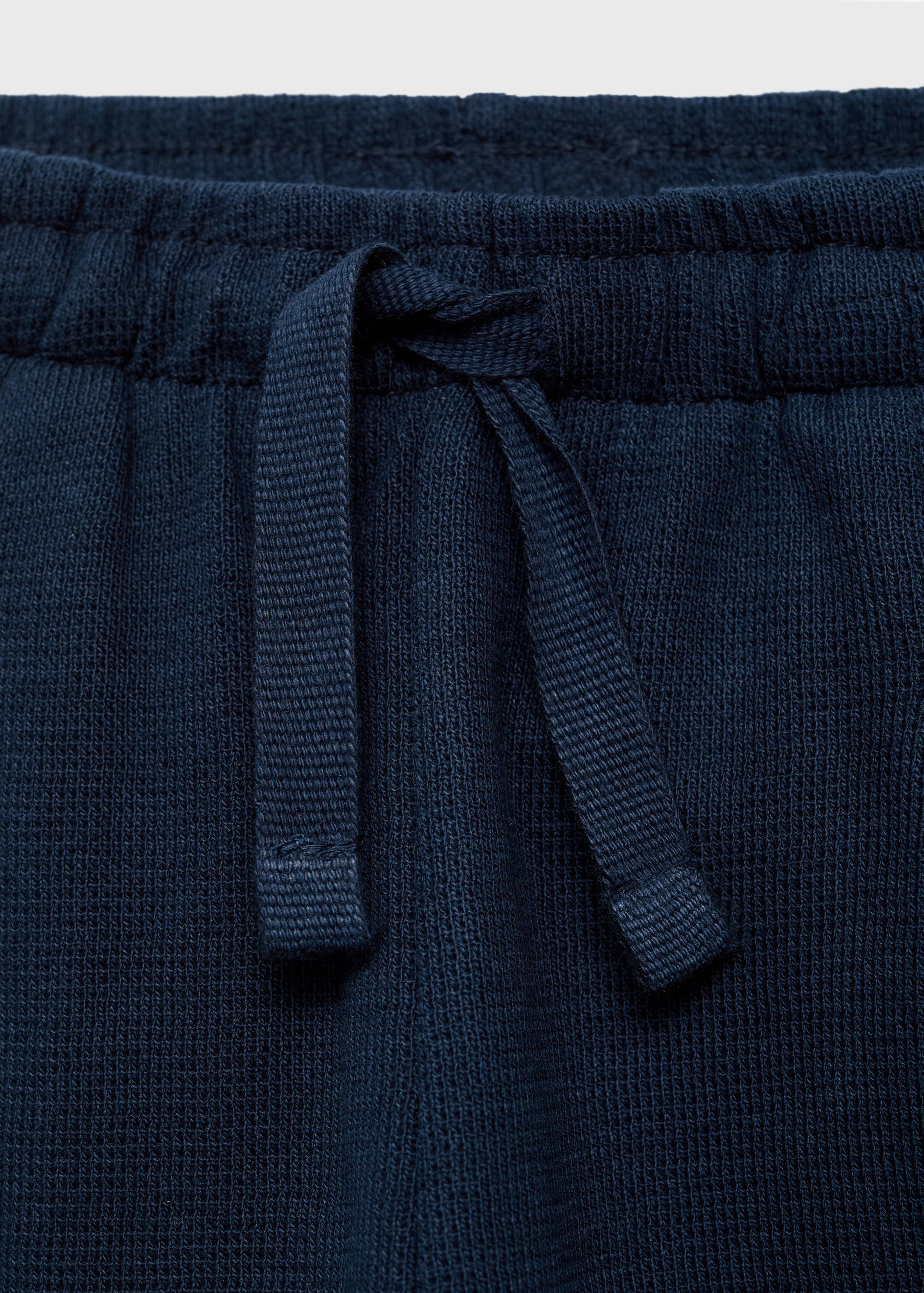 Cotton drawstring joggers - Details of the article 8