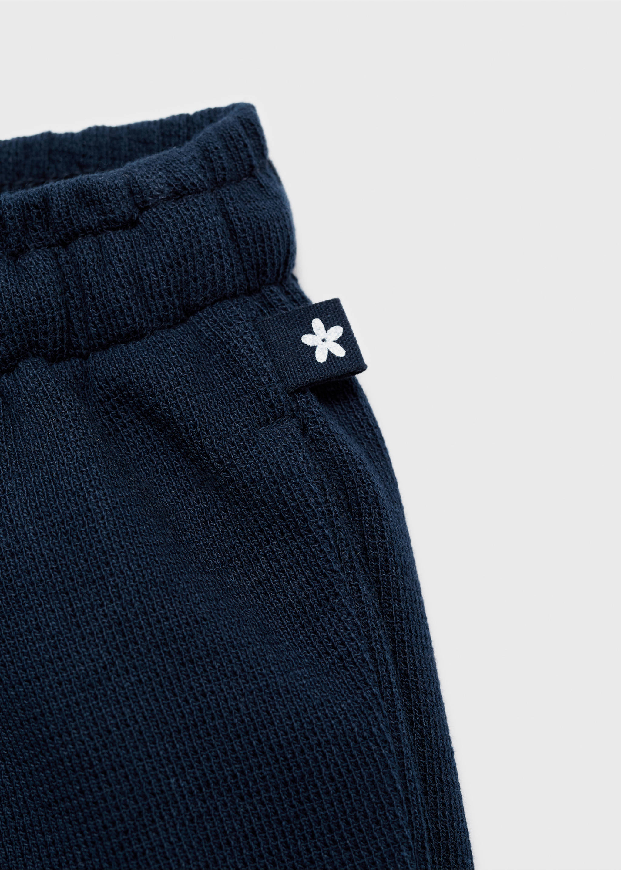 Joggers algodón cordón - Detalle del artículo 0, Azul marino. Ref: 17085158-00.