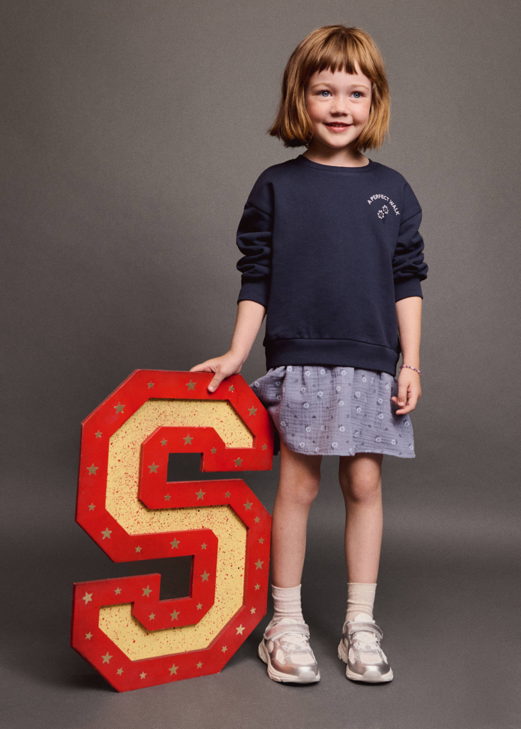 Vestido sudadera floral - Detalle del artículo 5