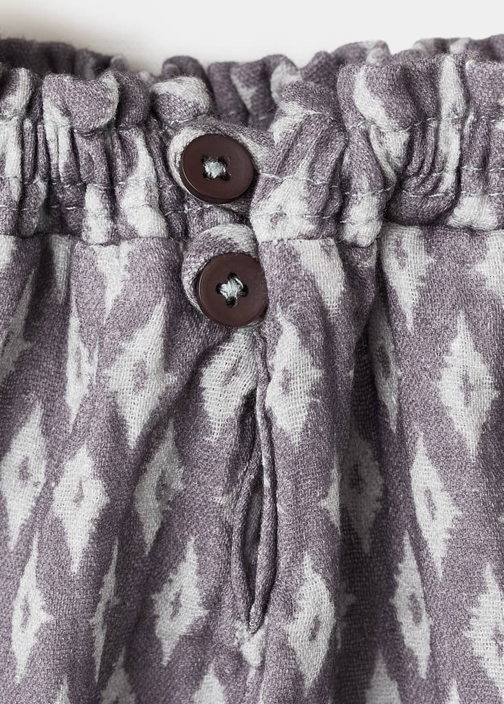 Cotton blouse with ethnic print - thumbnail 5