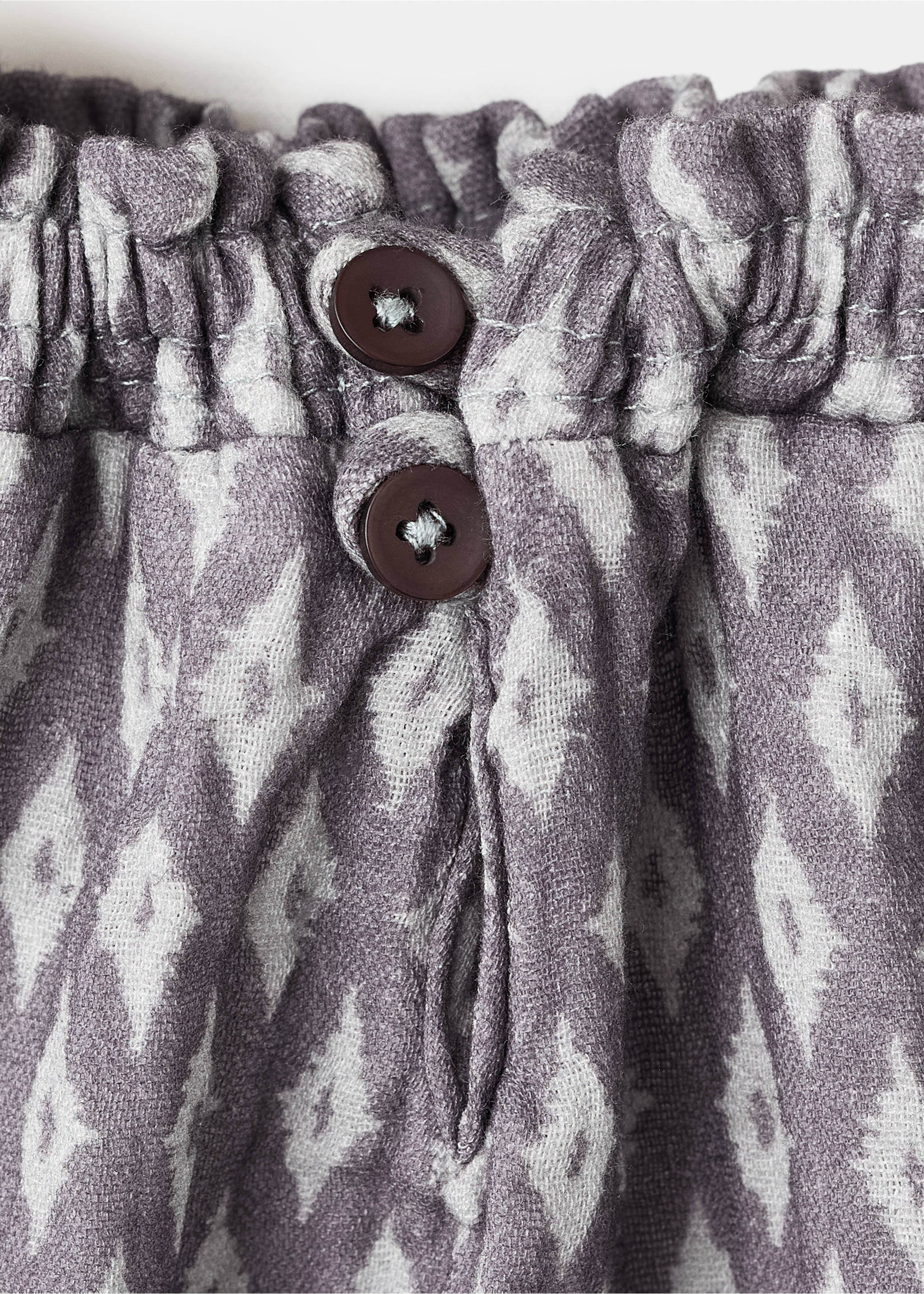 Blusa algodón estampado étnico - Detalle del artículo 0, Morado claro/pastel. Ref: 17085161-00.