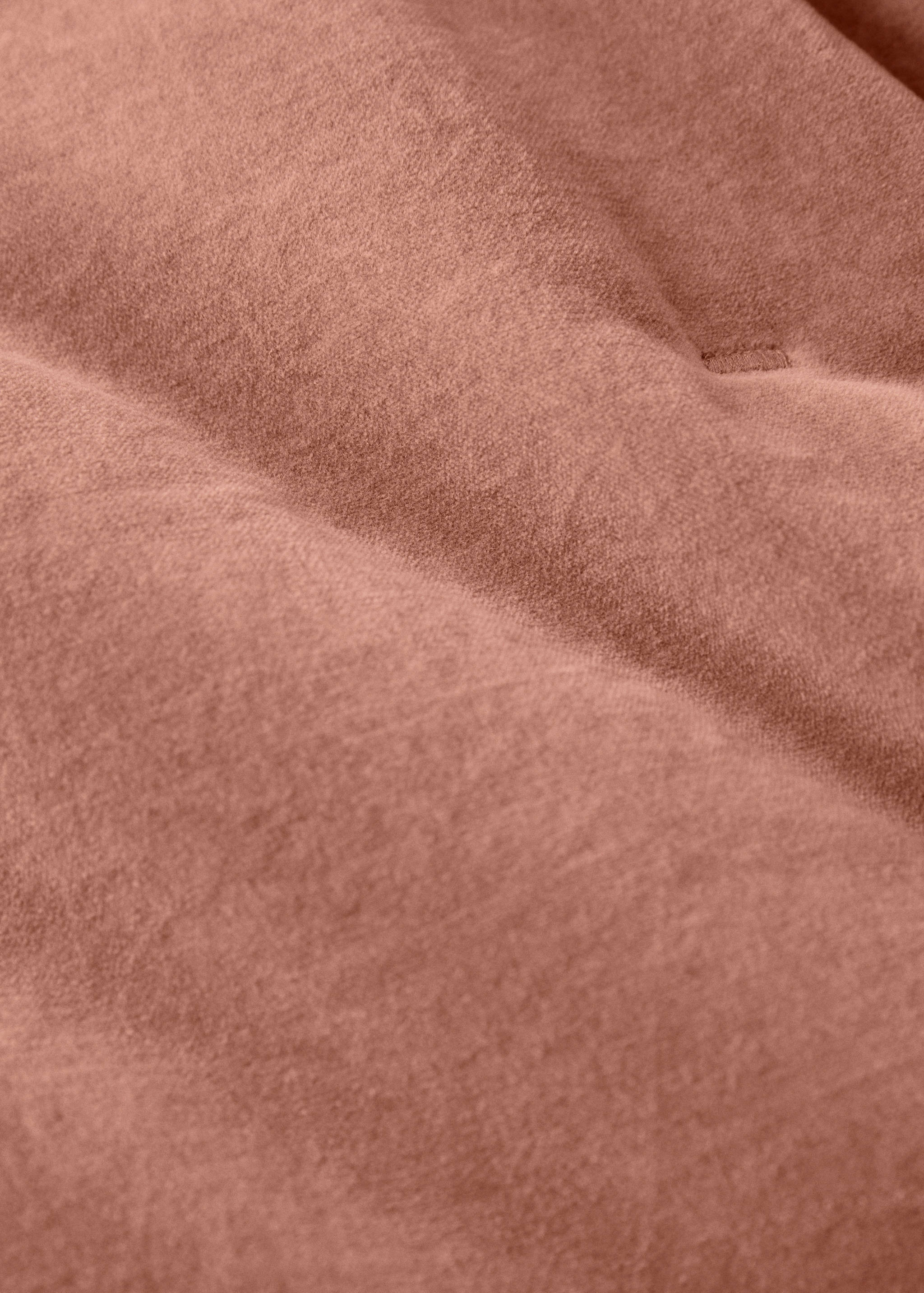 Garment-dyed velvet cotton bedspread for cot - Details of the article 1