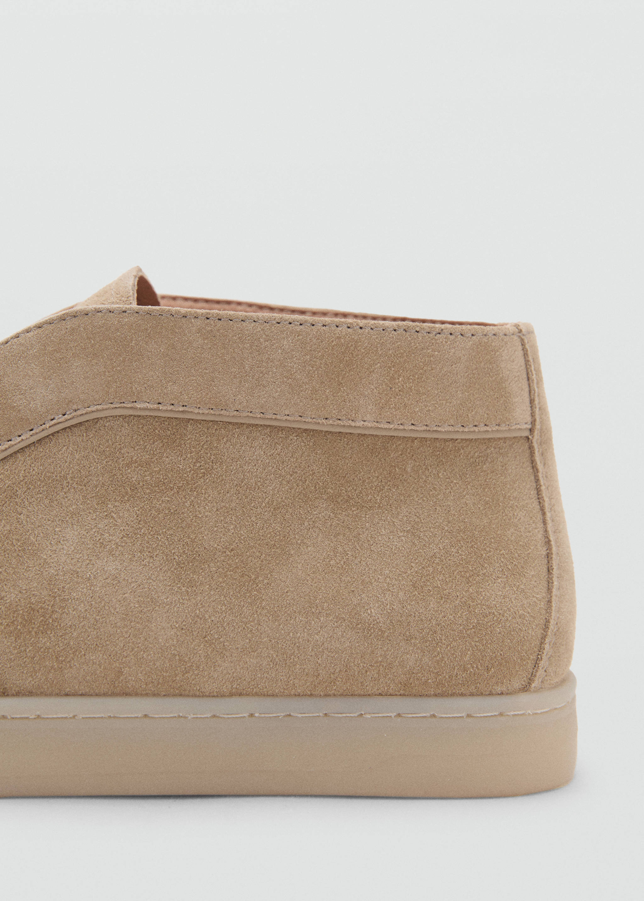 Suede leather ankle boots - Details of the article 1