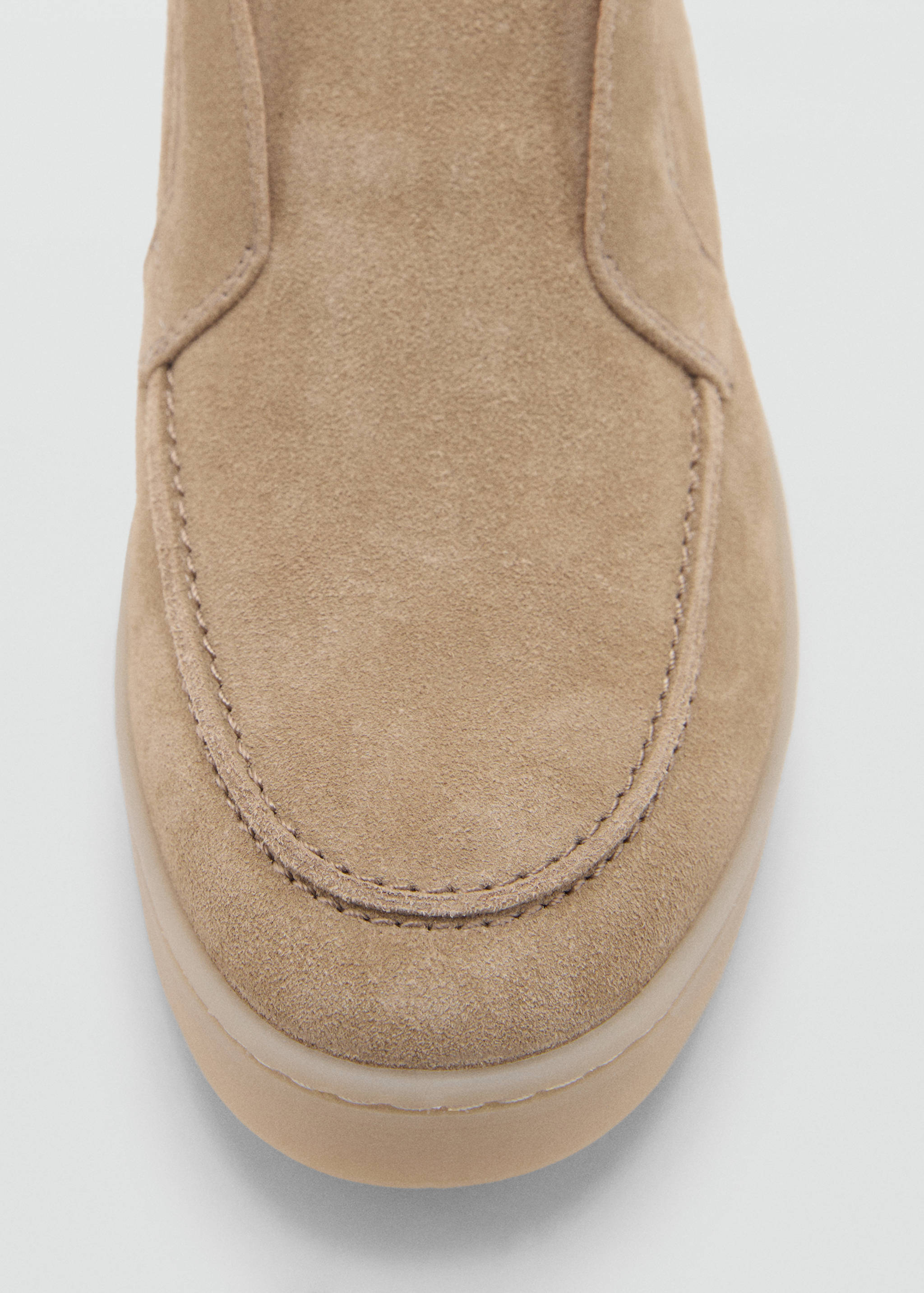 Suede leather ankle boots - Details of the article 2