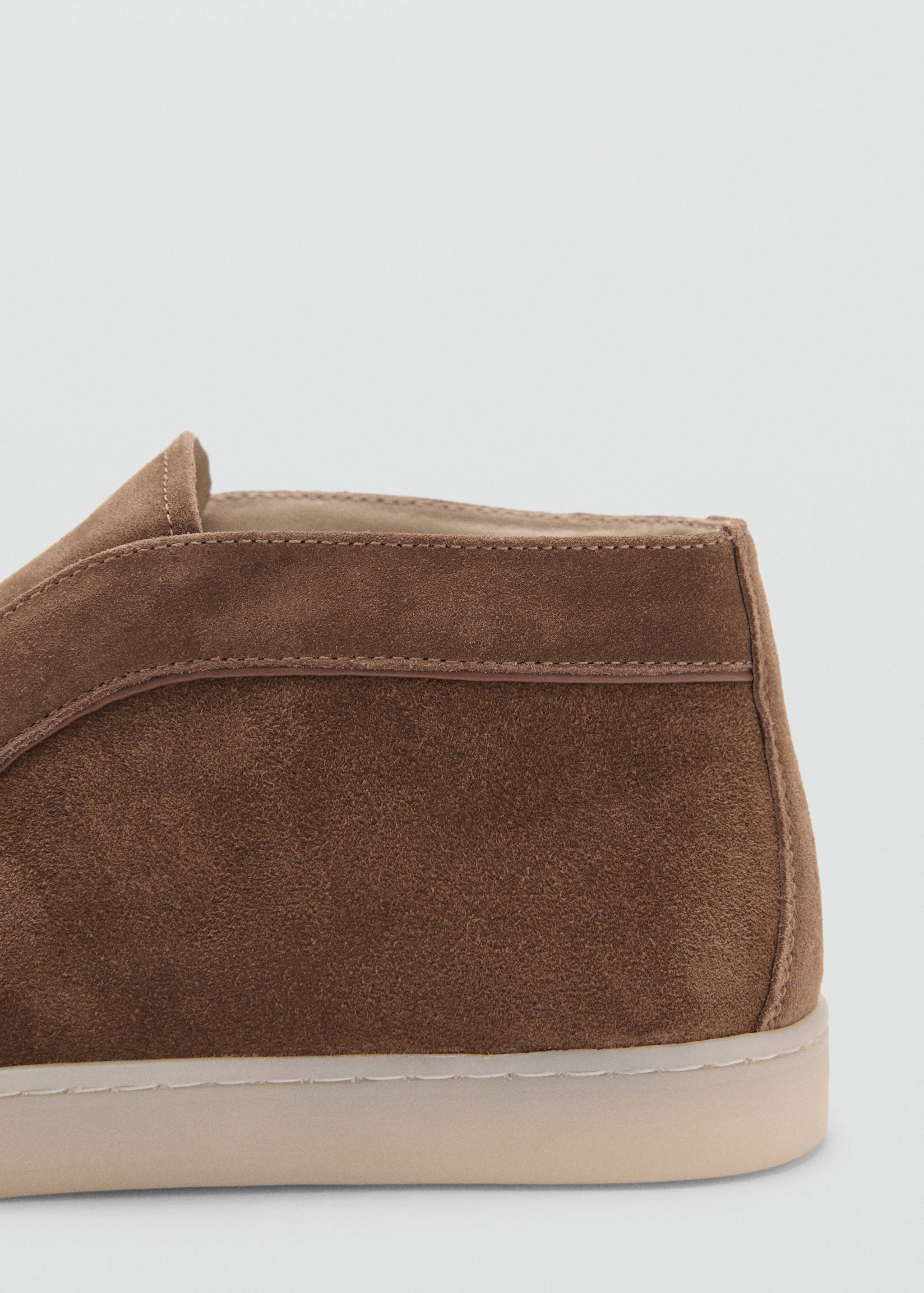 Suede leather ankle boots - Details of the article 1
