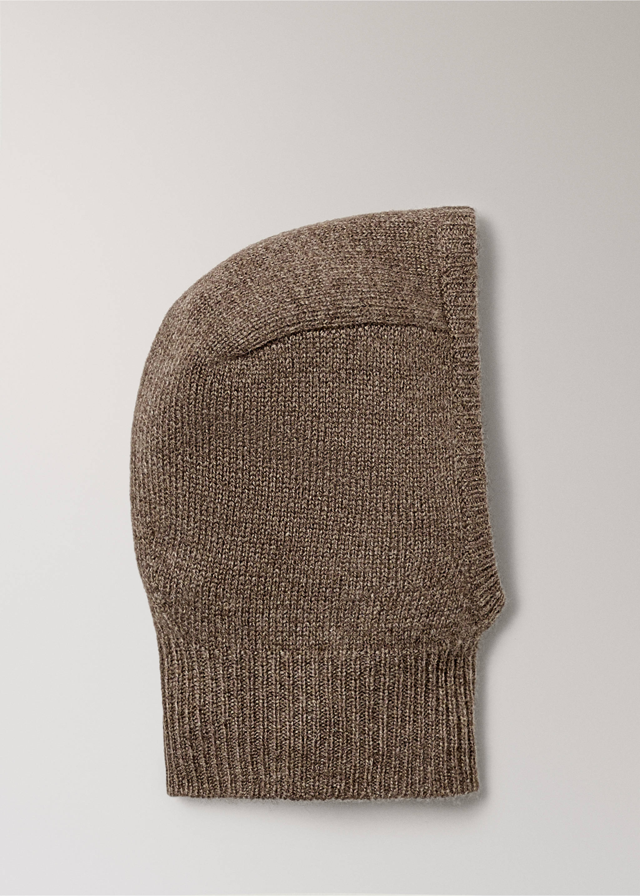 Baby cashmere balaclava - Article without model, Medium Brown. Ref: 17085166-00.