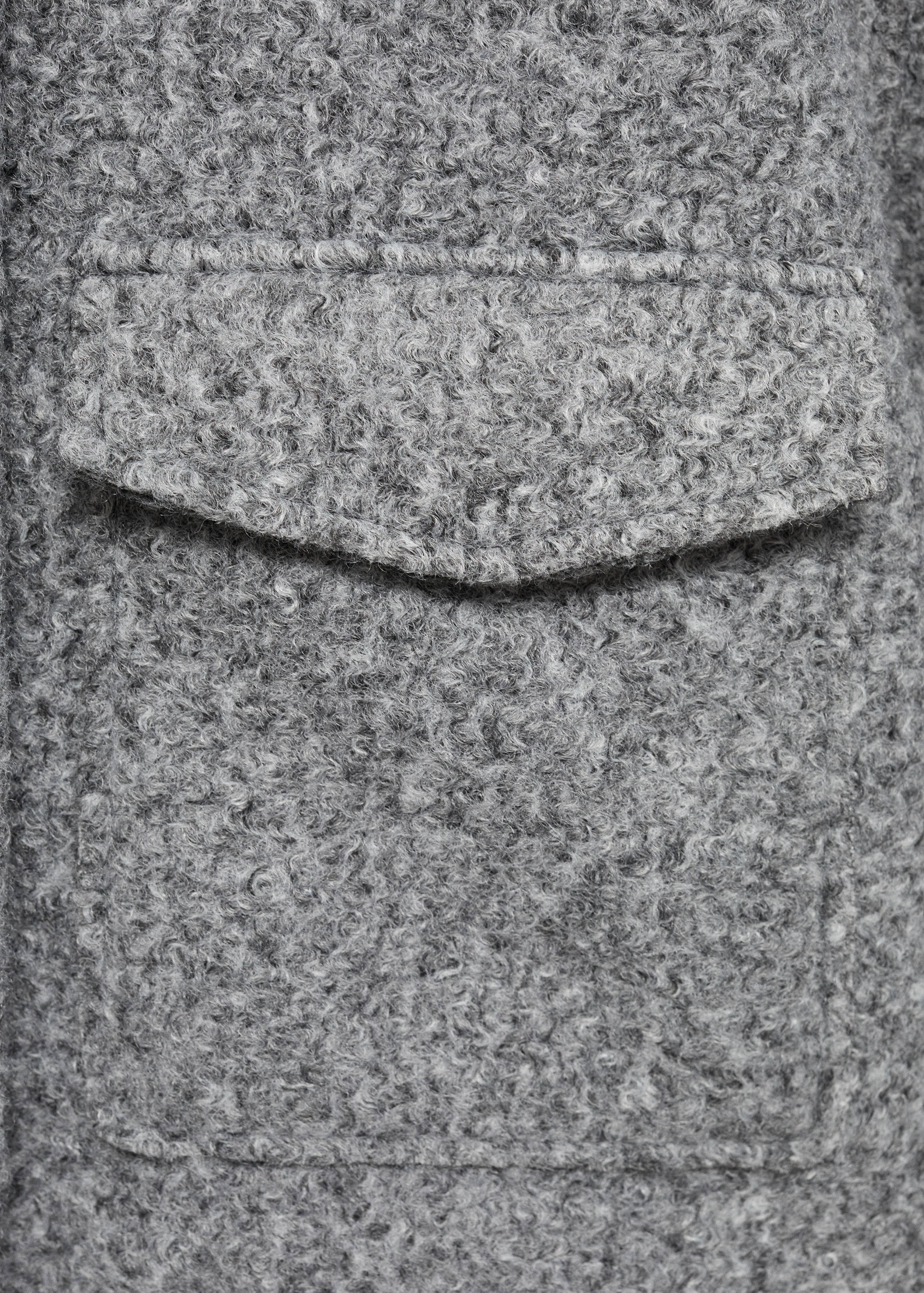 Cloth jacket with lapel pockets - Details of the article 0