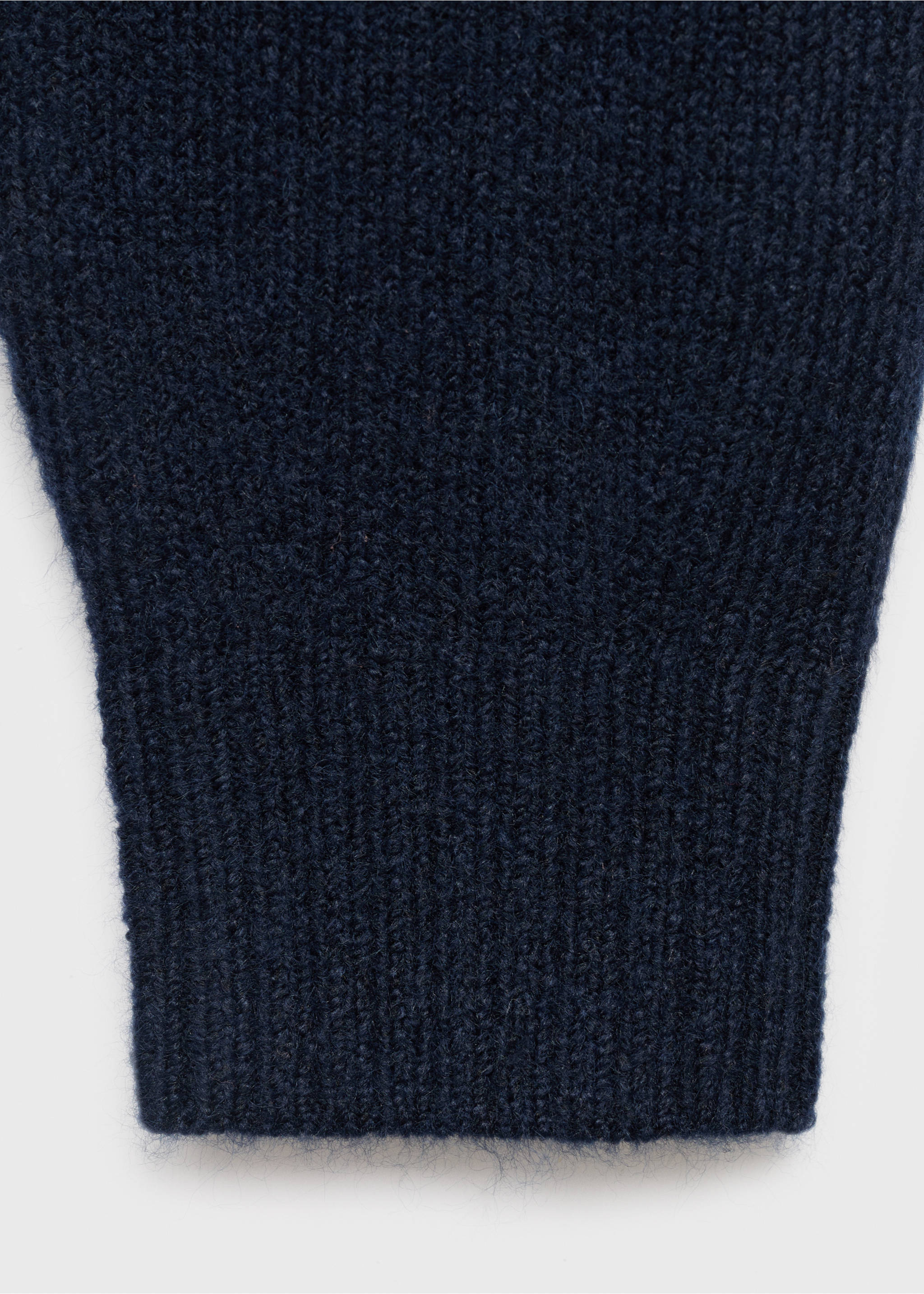 Knitted button cardigan - Details of the article 0, Navy. Ref: 17085789-00.