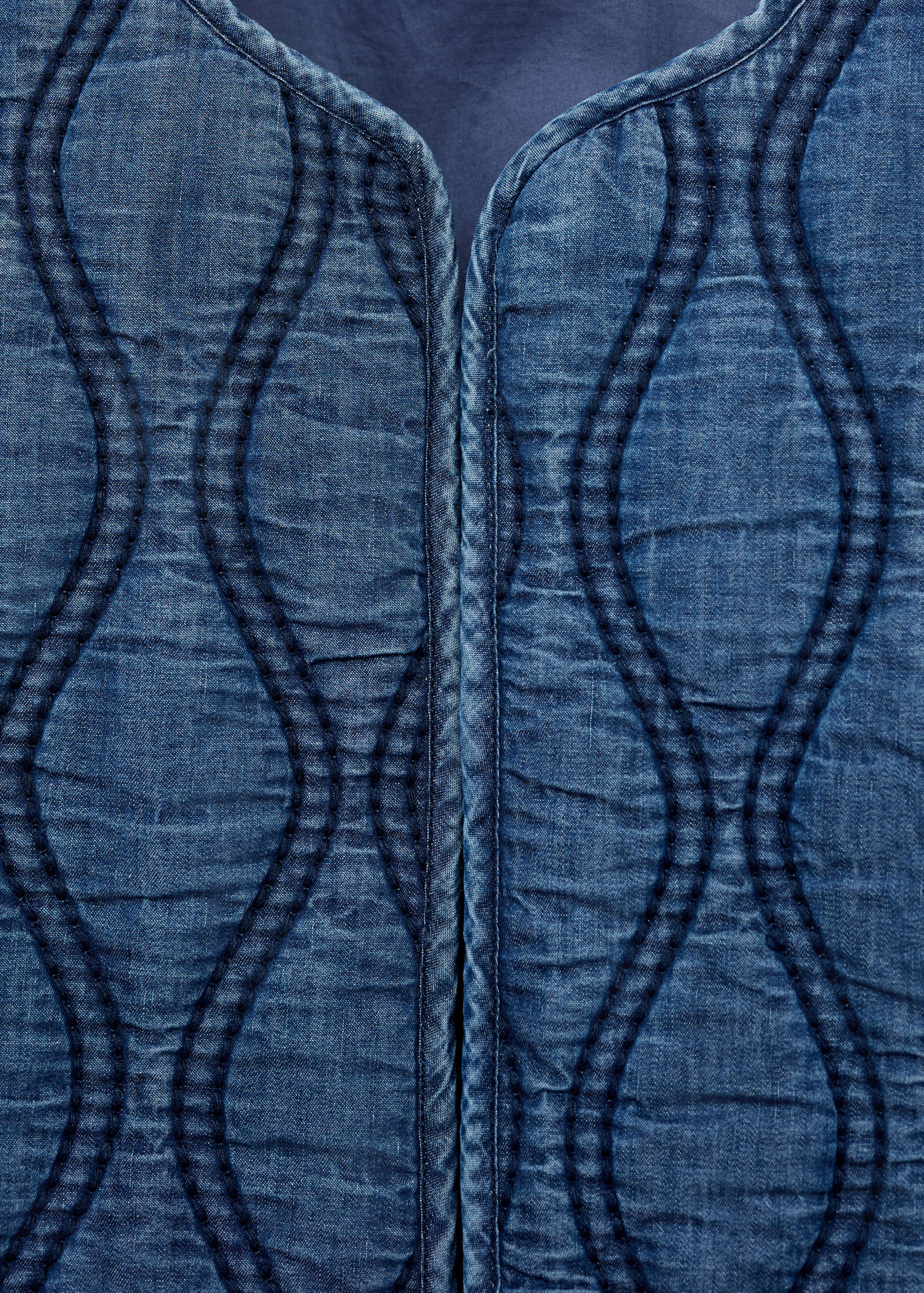 Doorgestikt denim jasje - Detail van het artikel 8