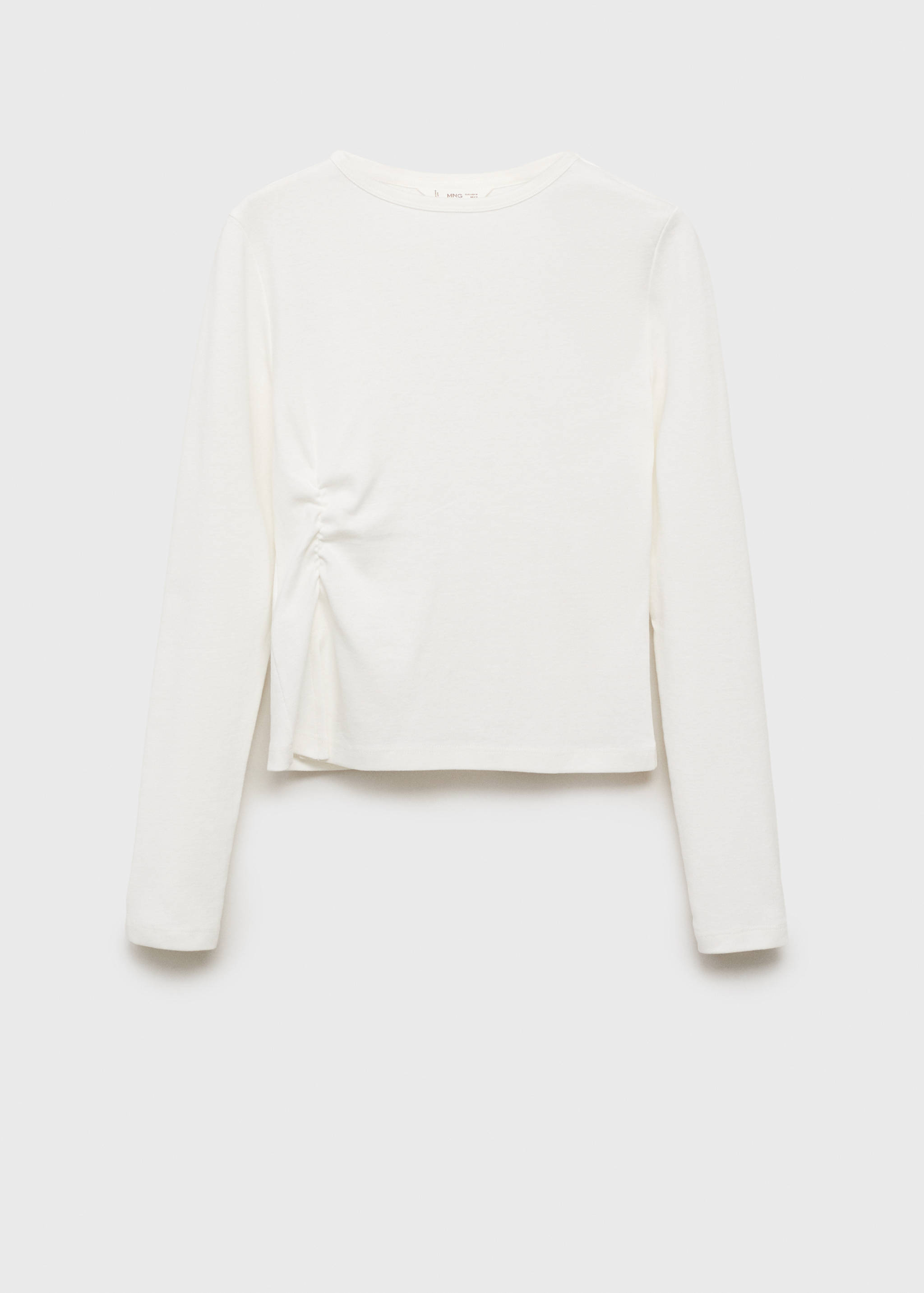 T-shirt froncé coton - Article sans modèle