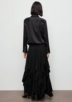 Shirt with abstract print — Black 3