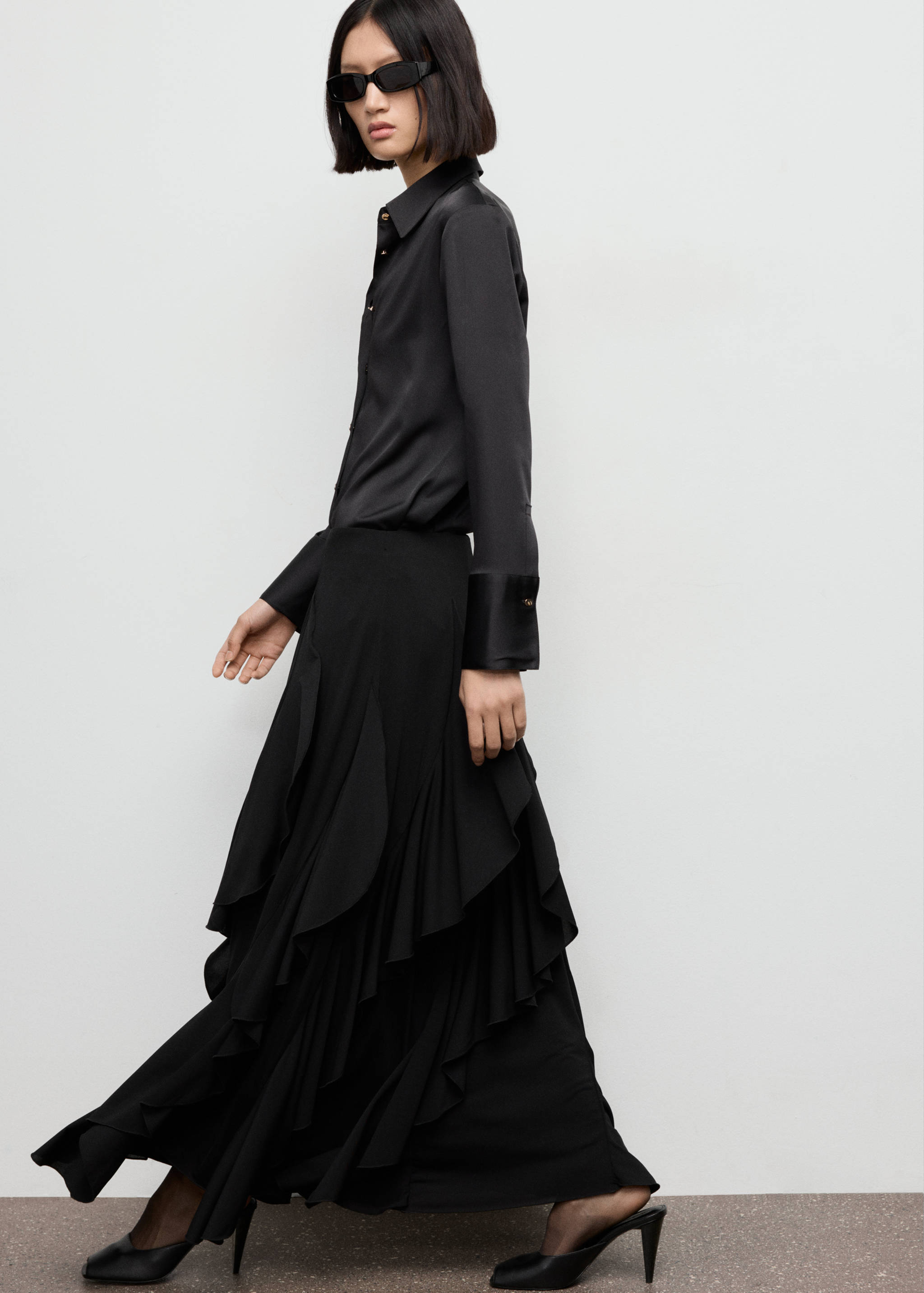 Chemise fluide satinée - Détail de l'article 2