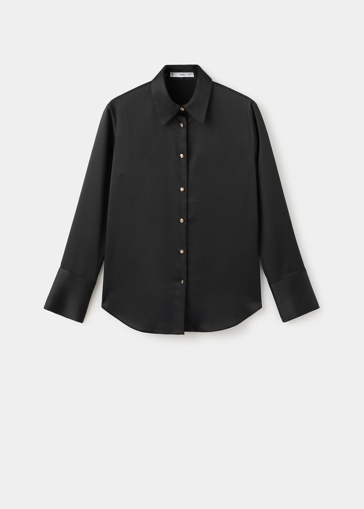 Shirt with abstract print — Black