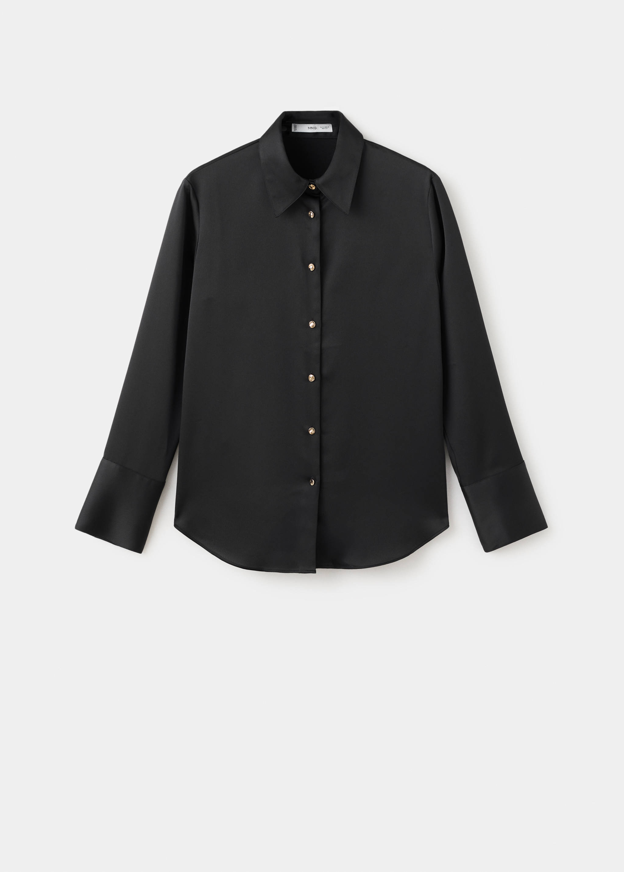Camisa fluida acetinada - Artigo sem modelo