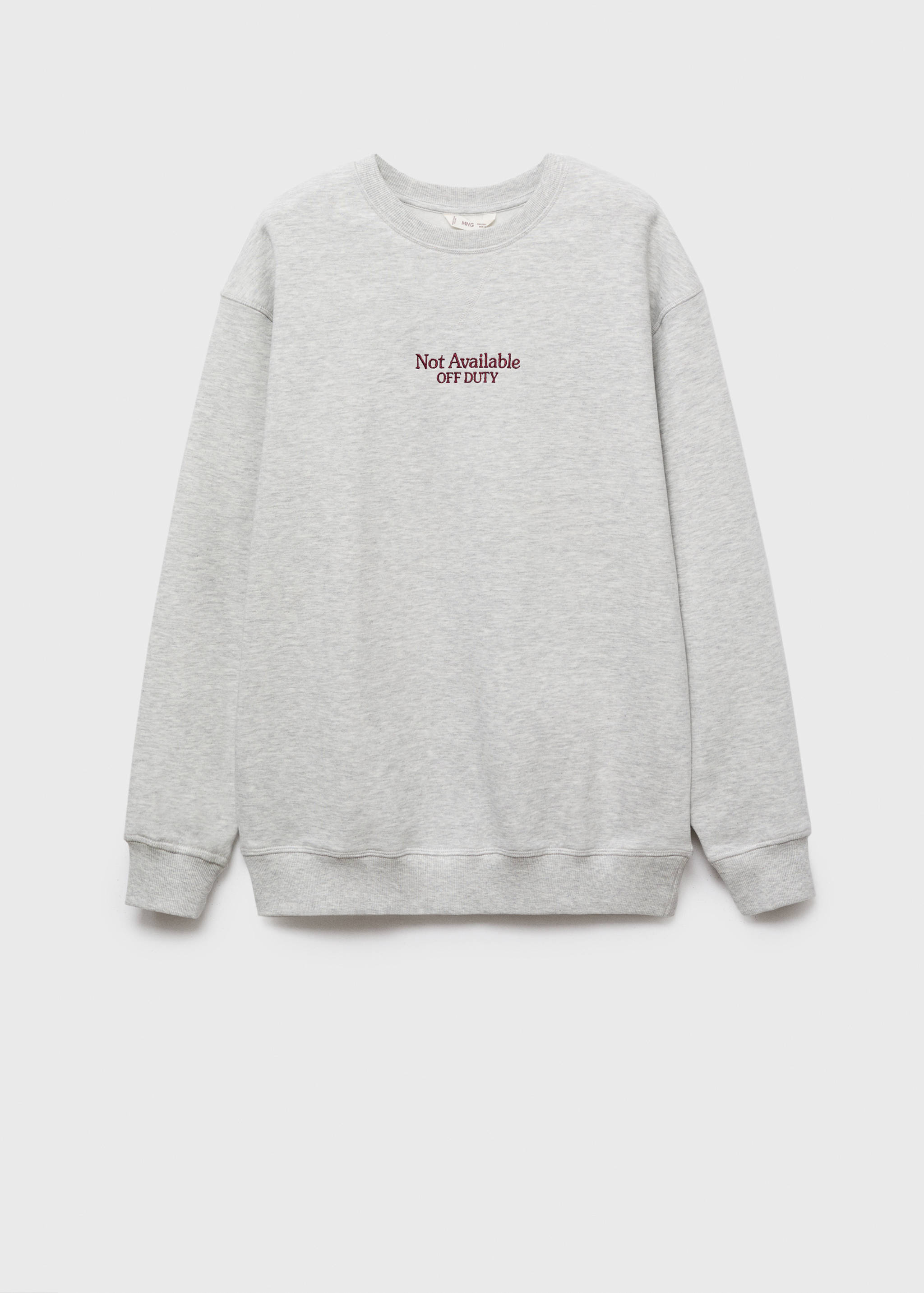 Принтованный свитшот из хлопка - Изделие без модели