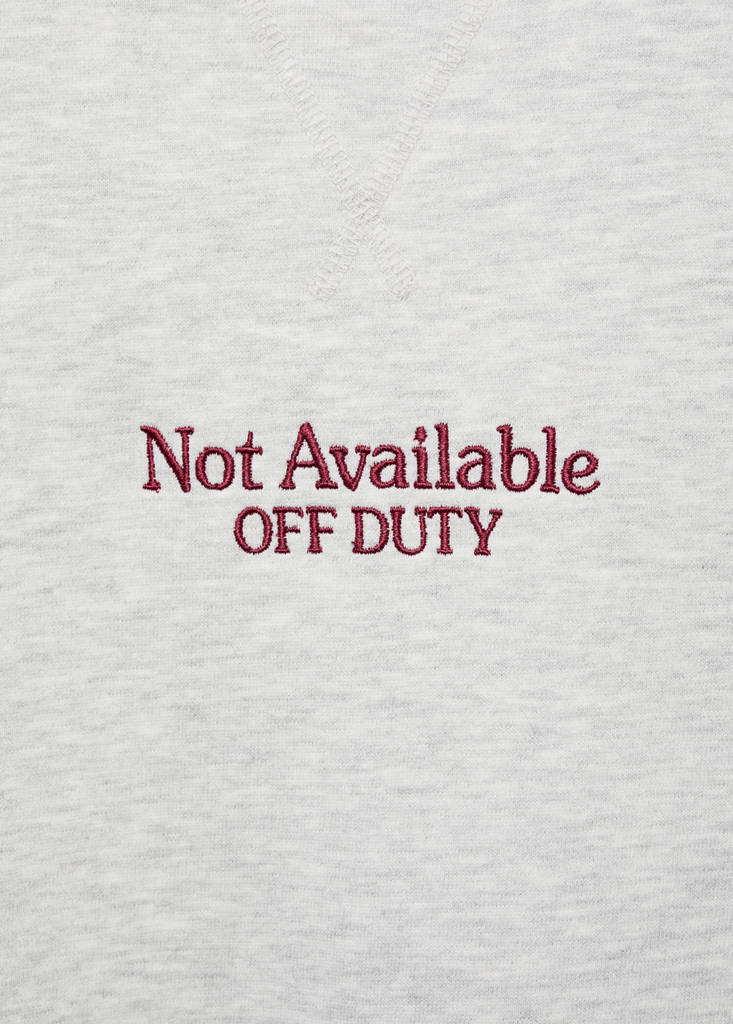 Printed cotton sweatshirt — Medium Heather Grey