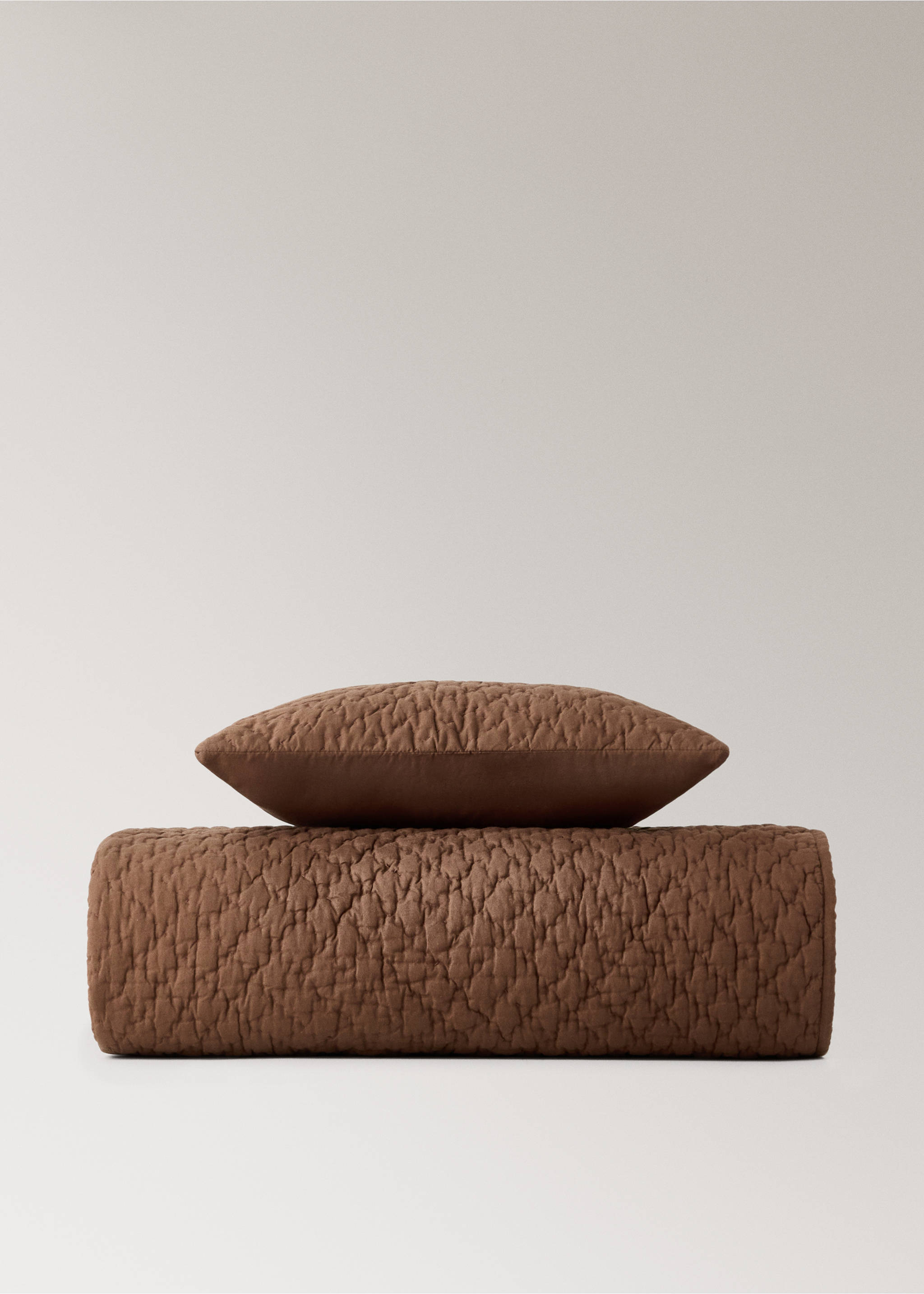 Çocuk için elde dikişli pamuklu yastık kılıfı 30x40 cm - Ürün detayı 5, Kahverengi. Ref: 17085802-00.