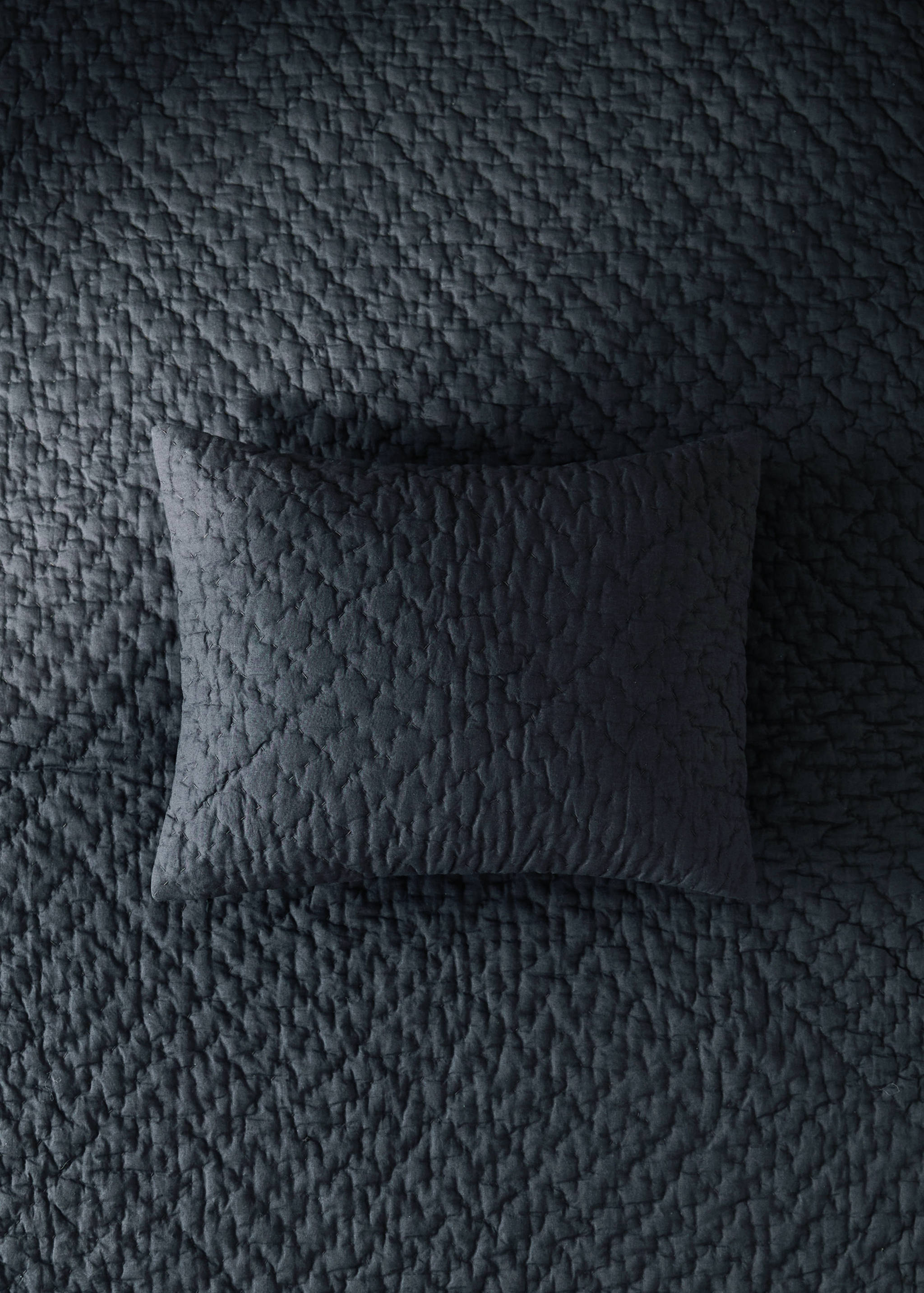 Handgesteppter Kissenbezug aus Baumwolle für Kinderbett, 30 x 40 cm - Allgemeine Ansicht