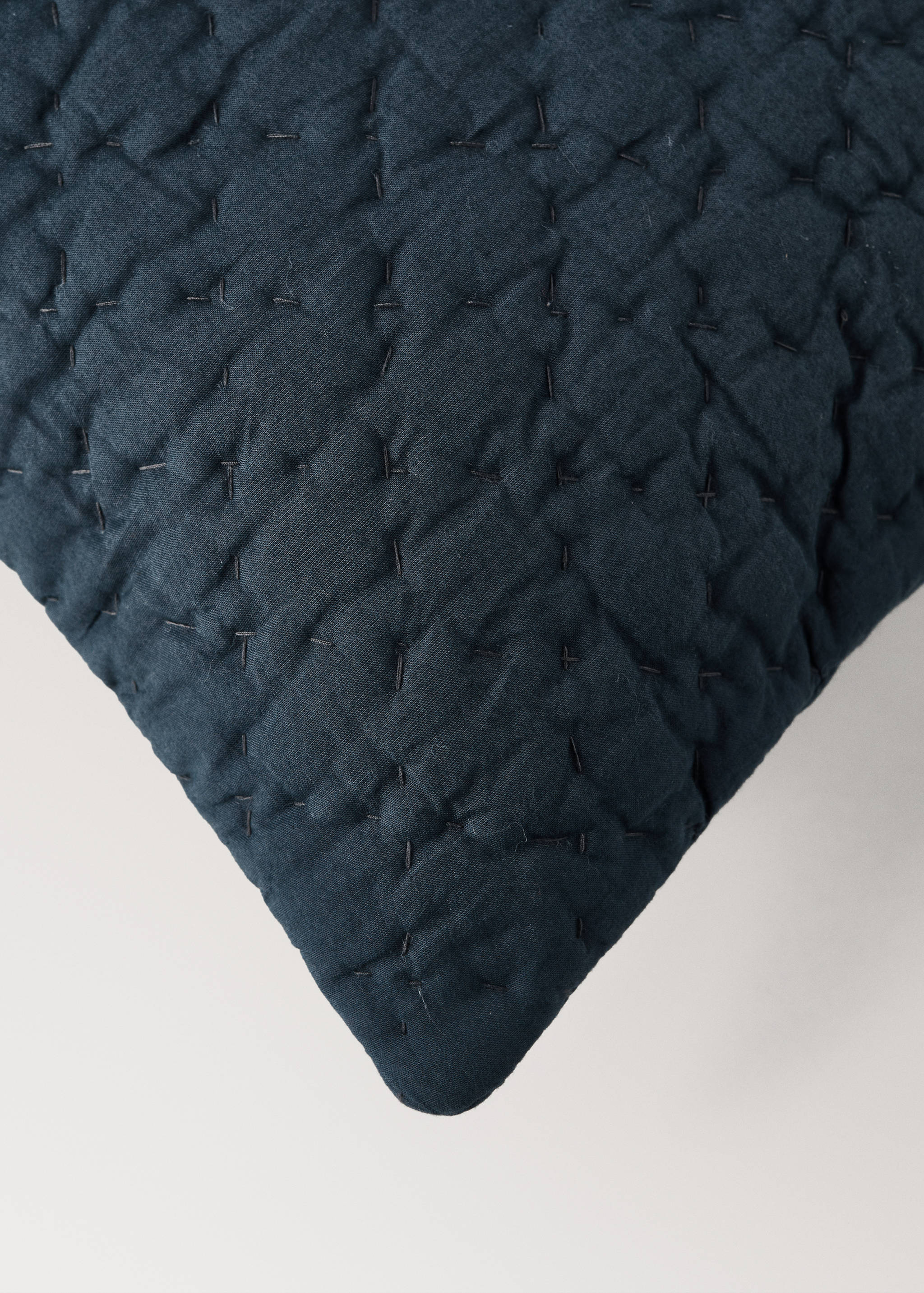 Handgesteppter Kissenbezug aus Baumwolle für Kinderbett, 30 x 40 cm - Detail des Artikels 3