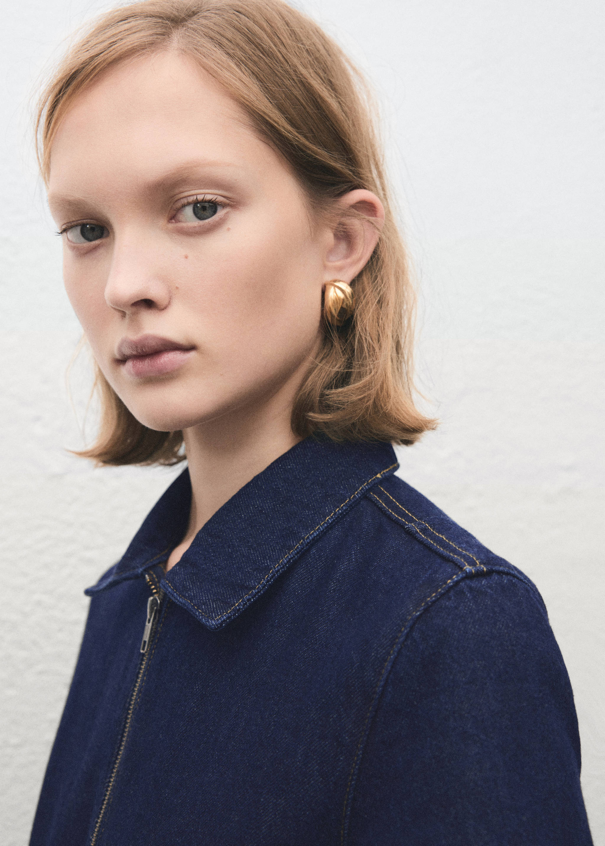 Belt denim jumpsuit - Details of the article 1