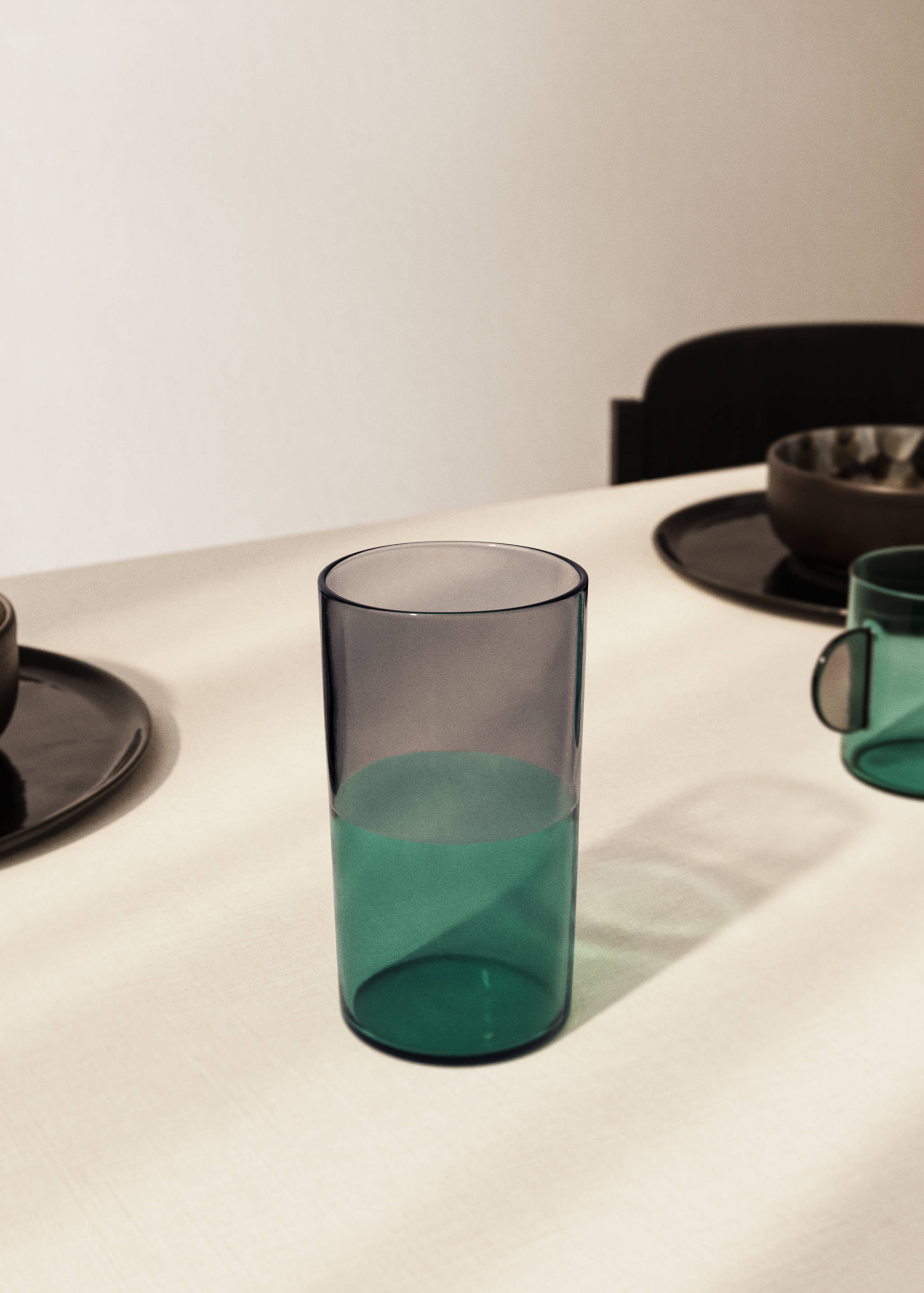 Coloured borosilicate glass - General plane