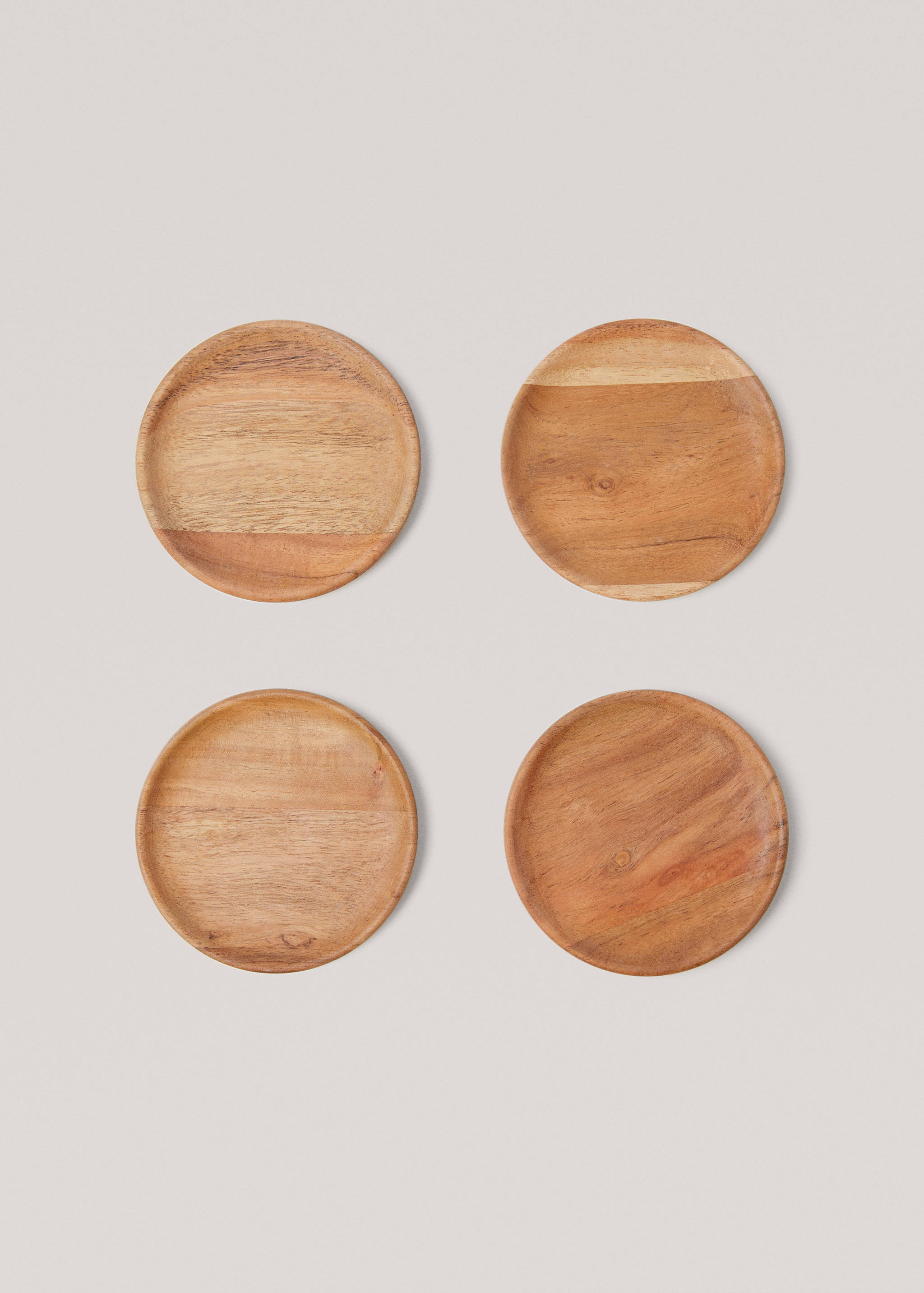 Acacia wood coasters - Article without model