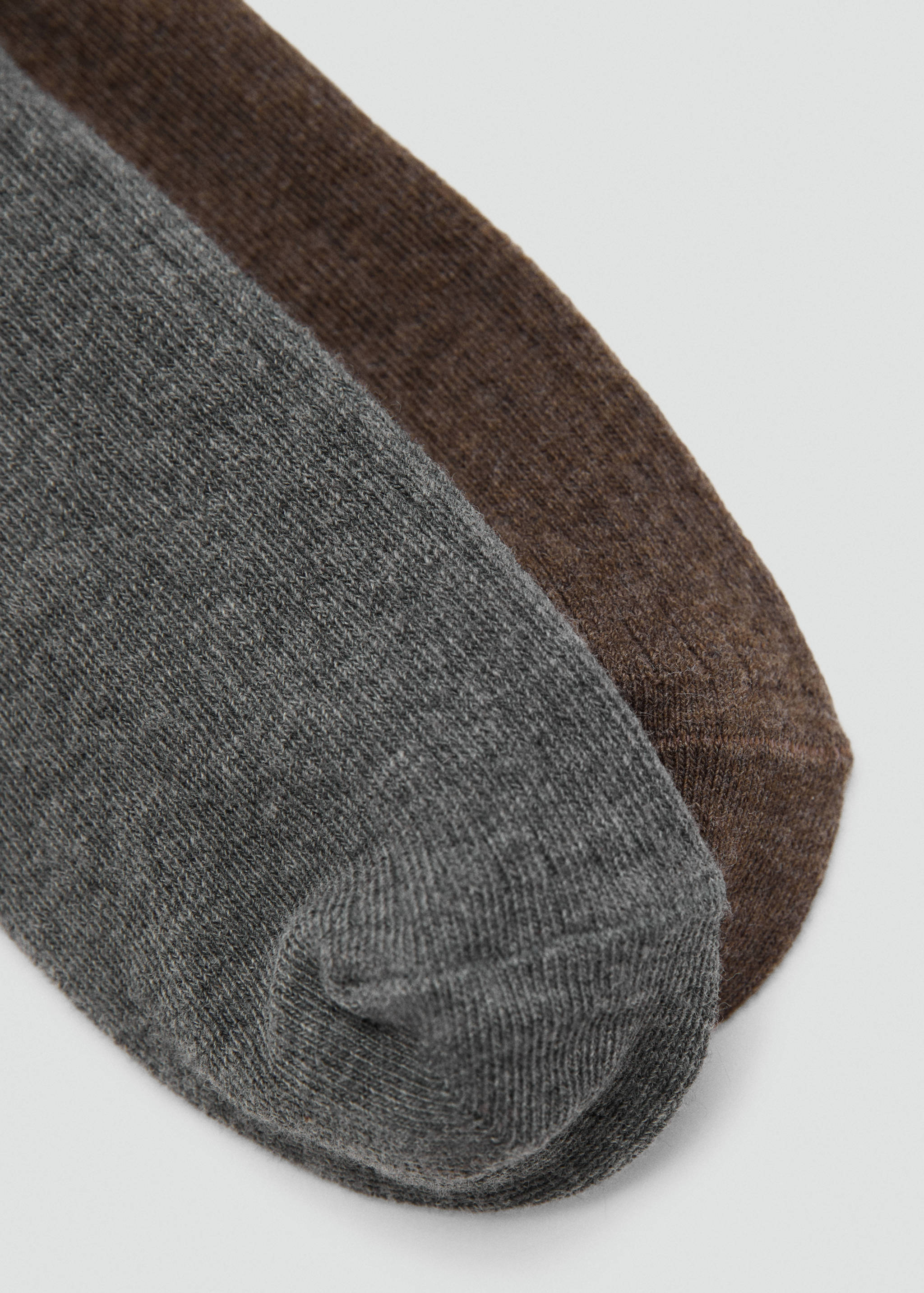 Pack of 2 ribbed cotton socks - Details of the article 1