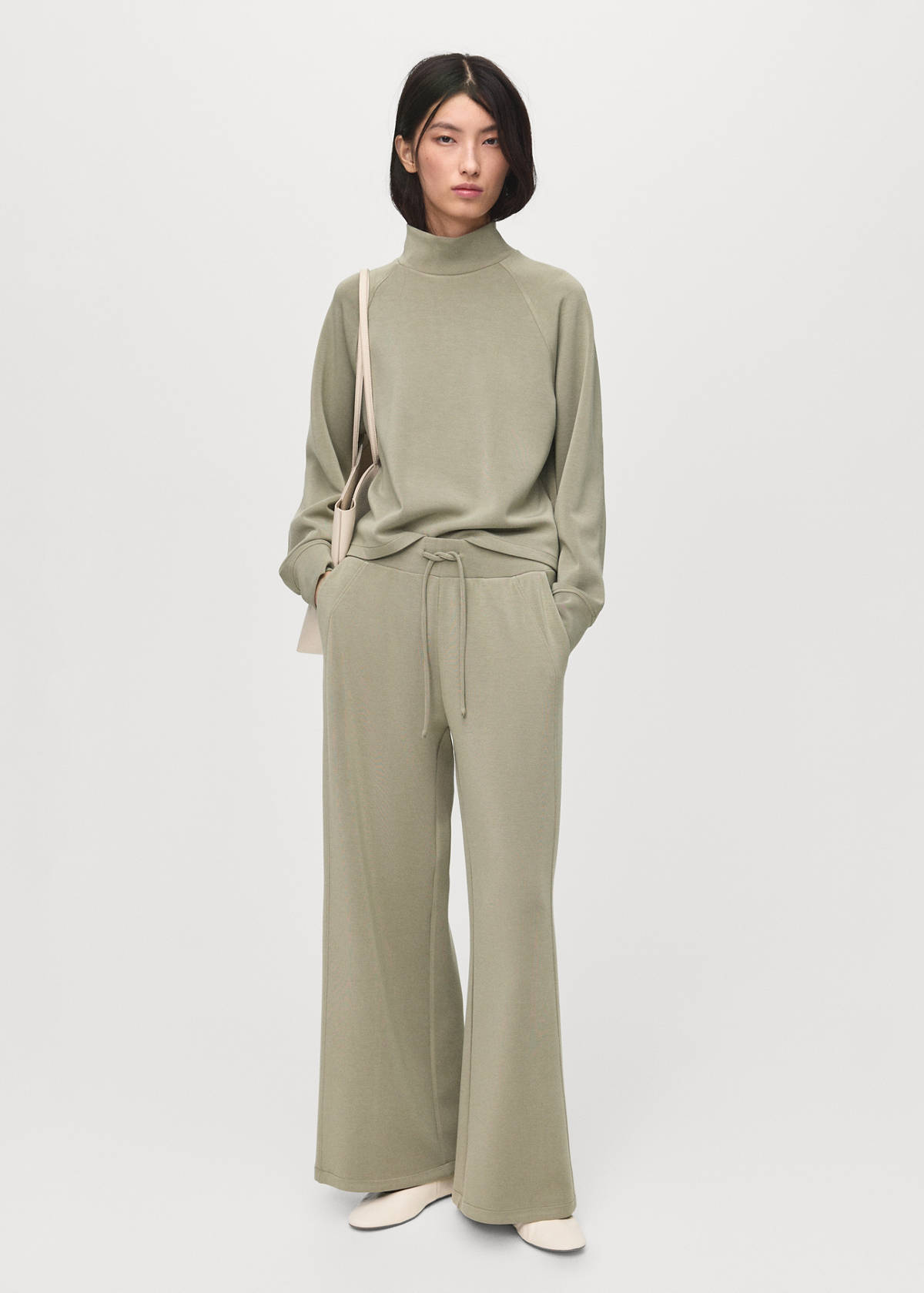 Drawstring jogger trousers — Khaki