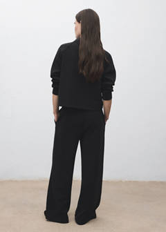 Drawstring jogger trousers — Black 3