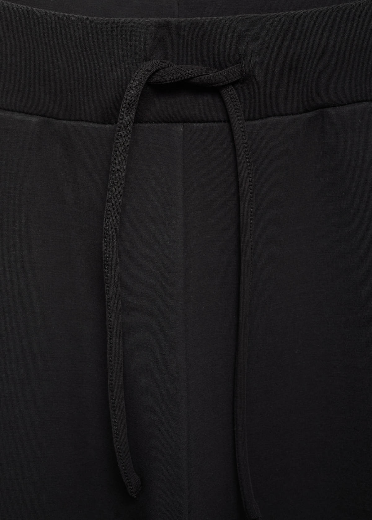 Drawstring jogger trousers — Black